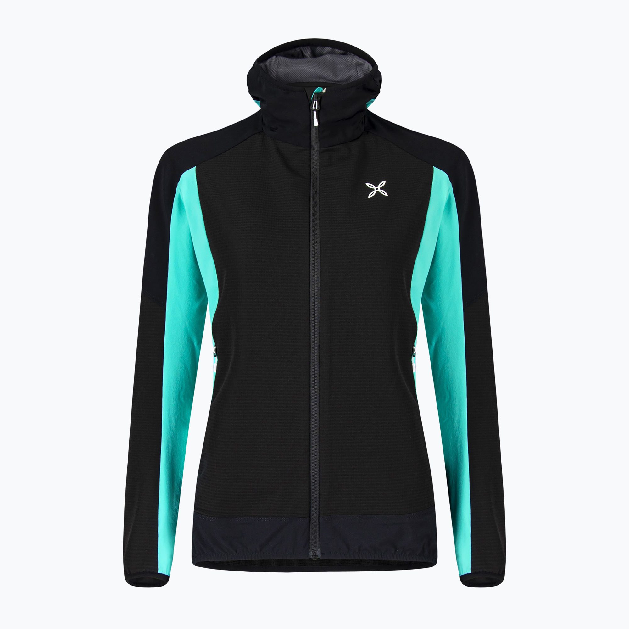 Kurtka przeciwwiatrowa damska Montura Premium Wind Hoody nero/care blue | WYSYŁKA W 24H | 30 DNI NA ZWROT