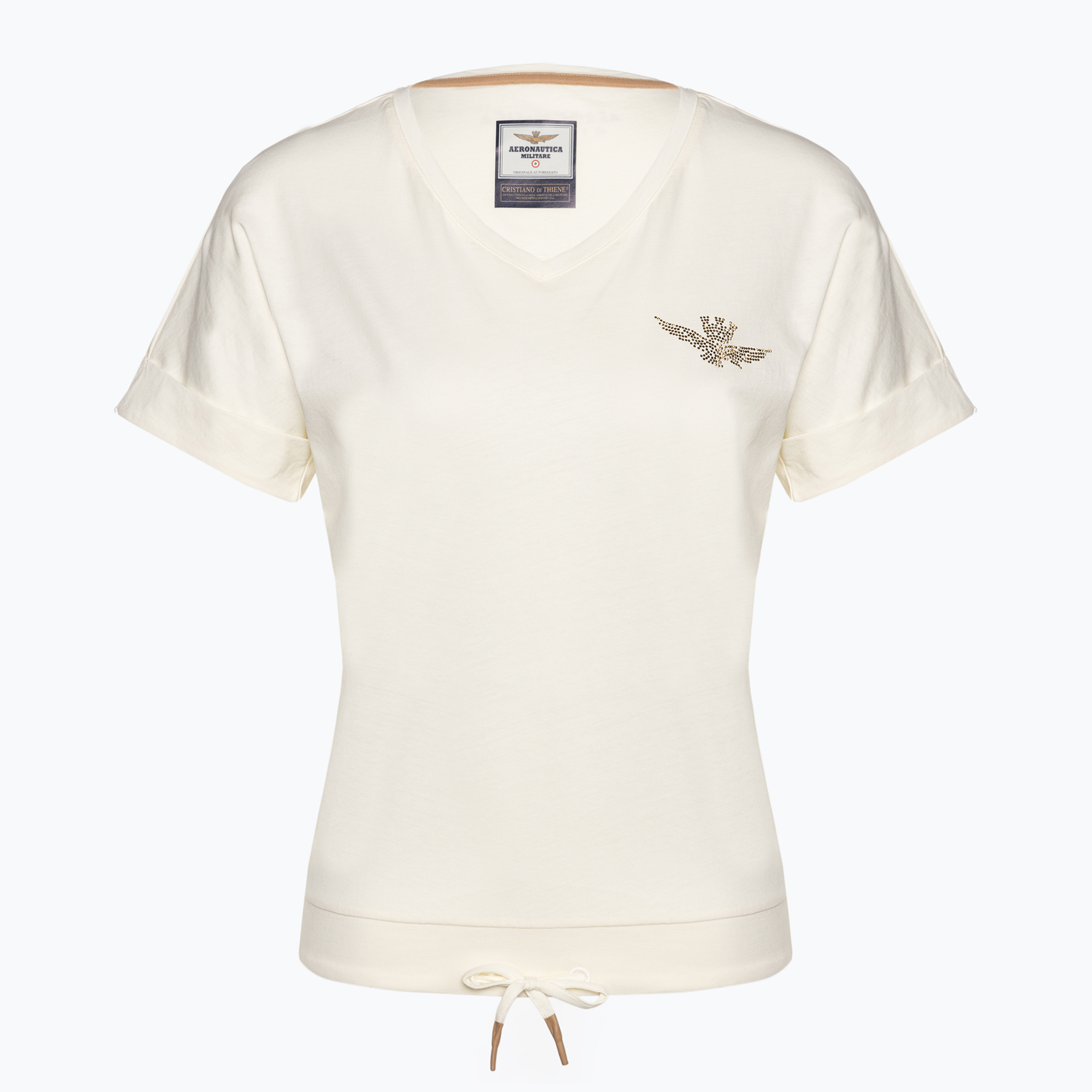 Koszulka damska Aeronautica Militare Military natural white | WYSYŁKA W 24H | 30 DNI NA ZWROT