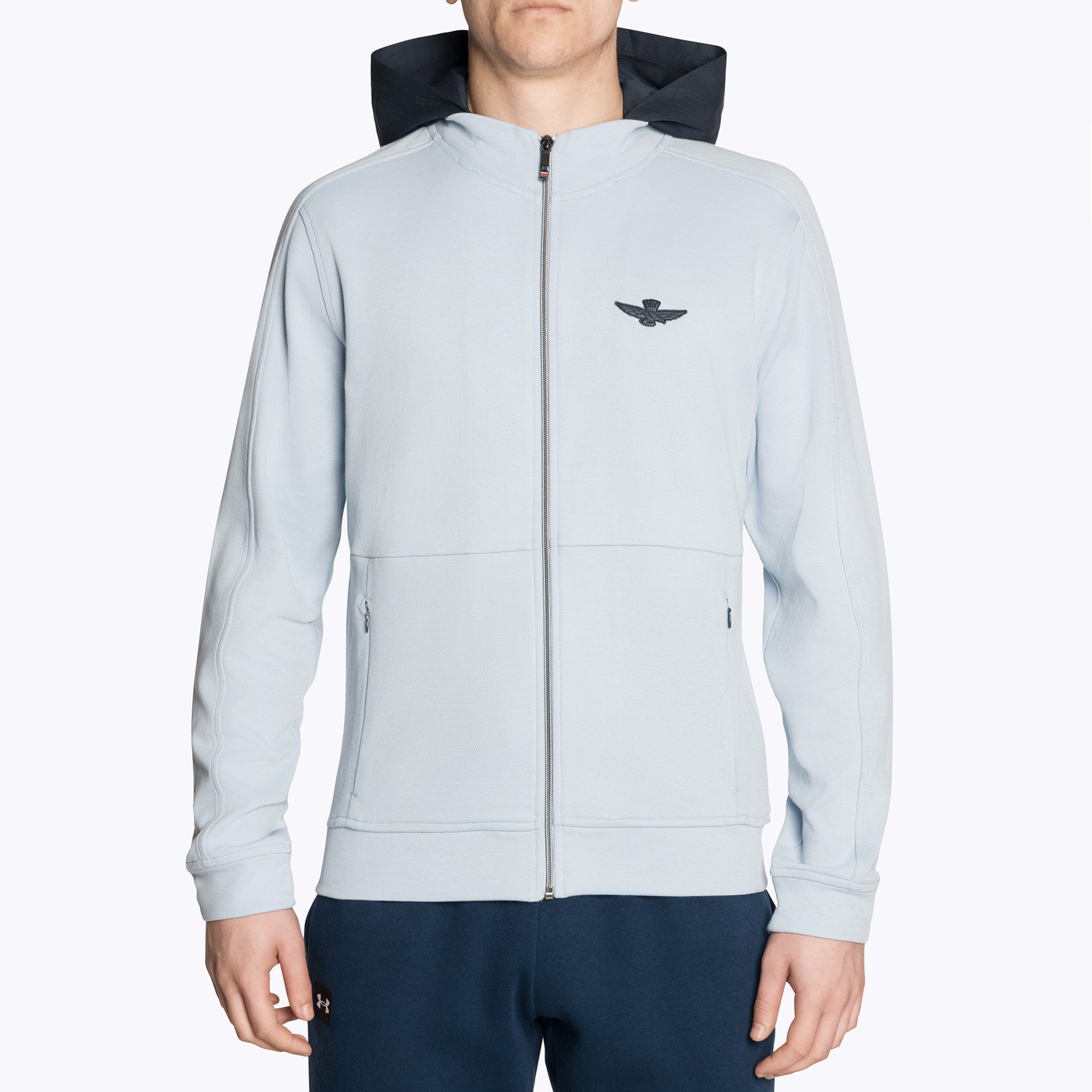 Bluza męska Aeronautica Militare Urban ice blue | WYSYŁKA W 24H | 30 DNI NA ZWROT