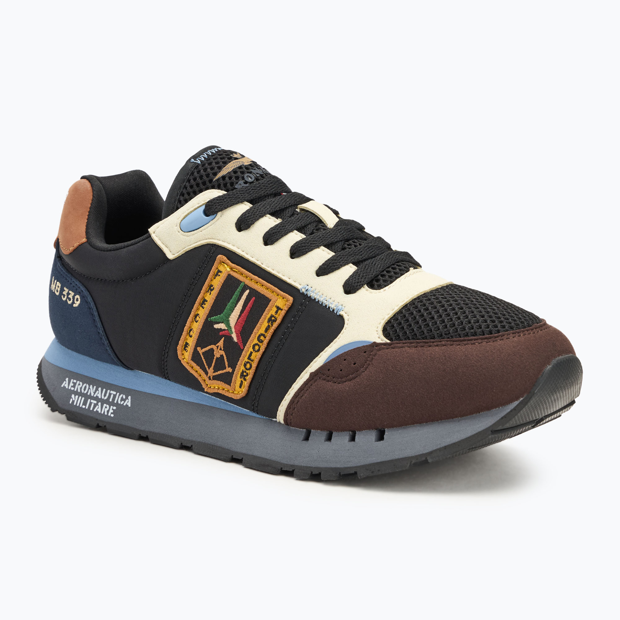 Buty męskie Aeronautica Militare SC292CT3331 blue/light brown/black | WYSYŁKA W 24H | 30 DNI NA ZWROT