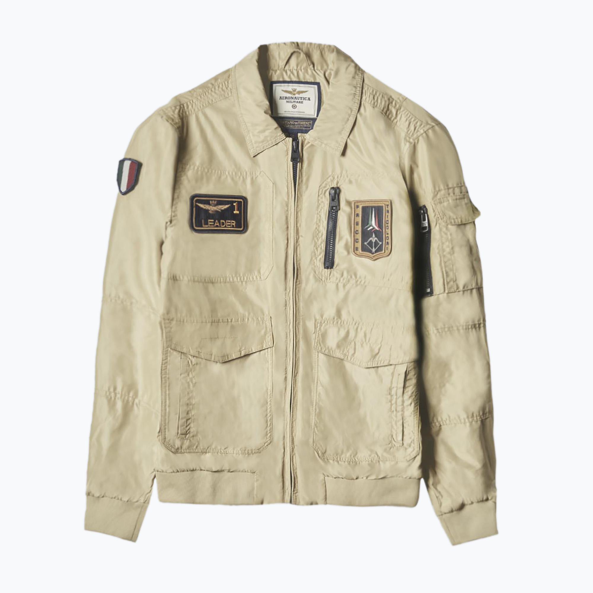 Kurtka męska Aeronautica Militare Heritage antelope beige | WYSYŁKA W 24H | 30 DNI NA ZWROT