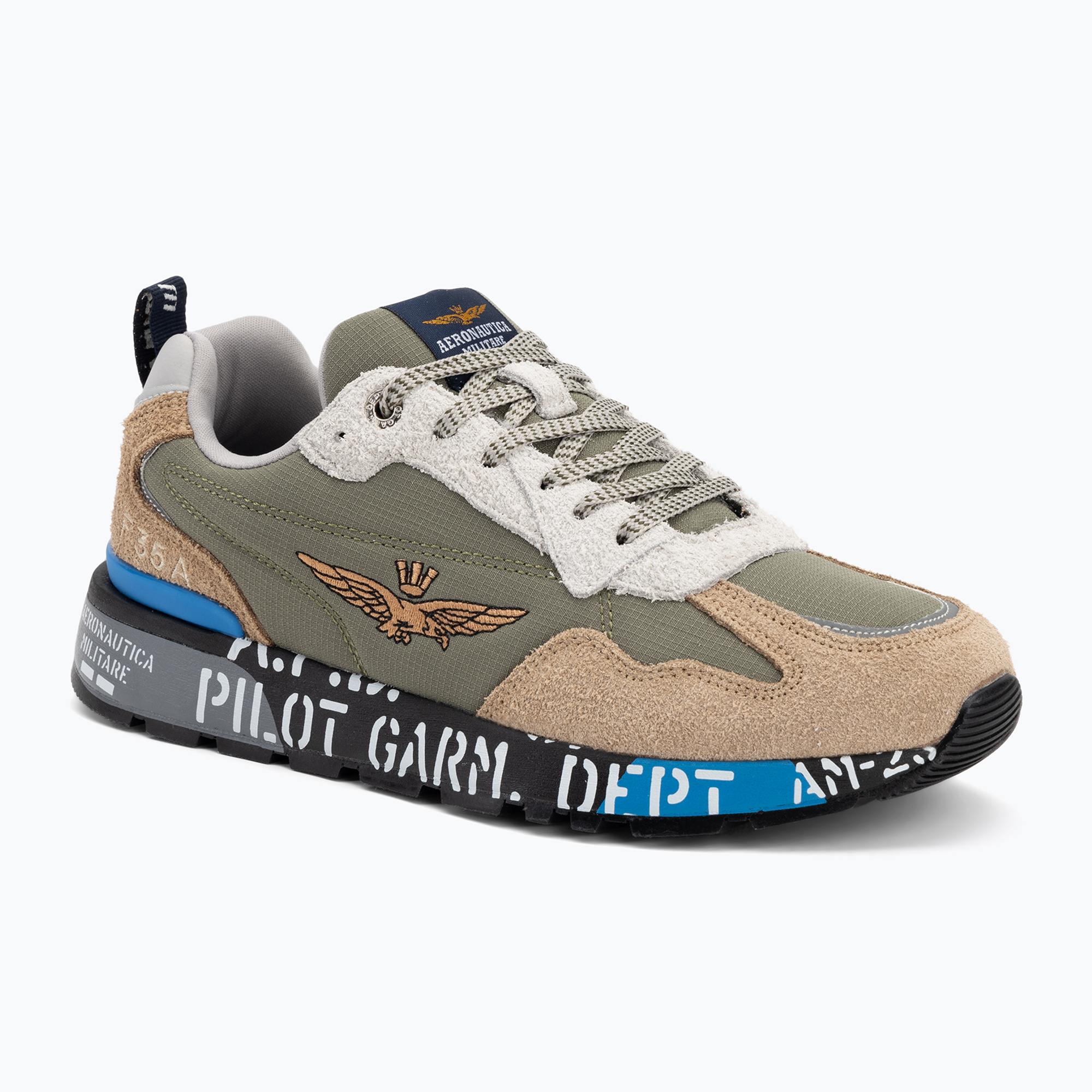 Buty męskie Aeronautica Militare 251SC276CT3546 agave/mouton 