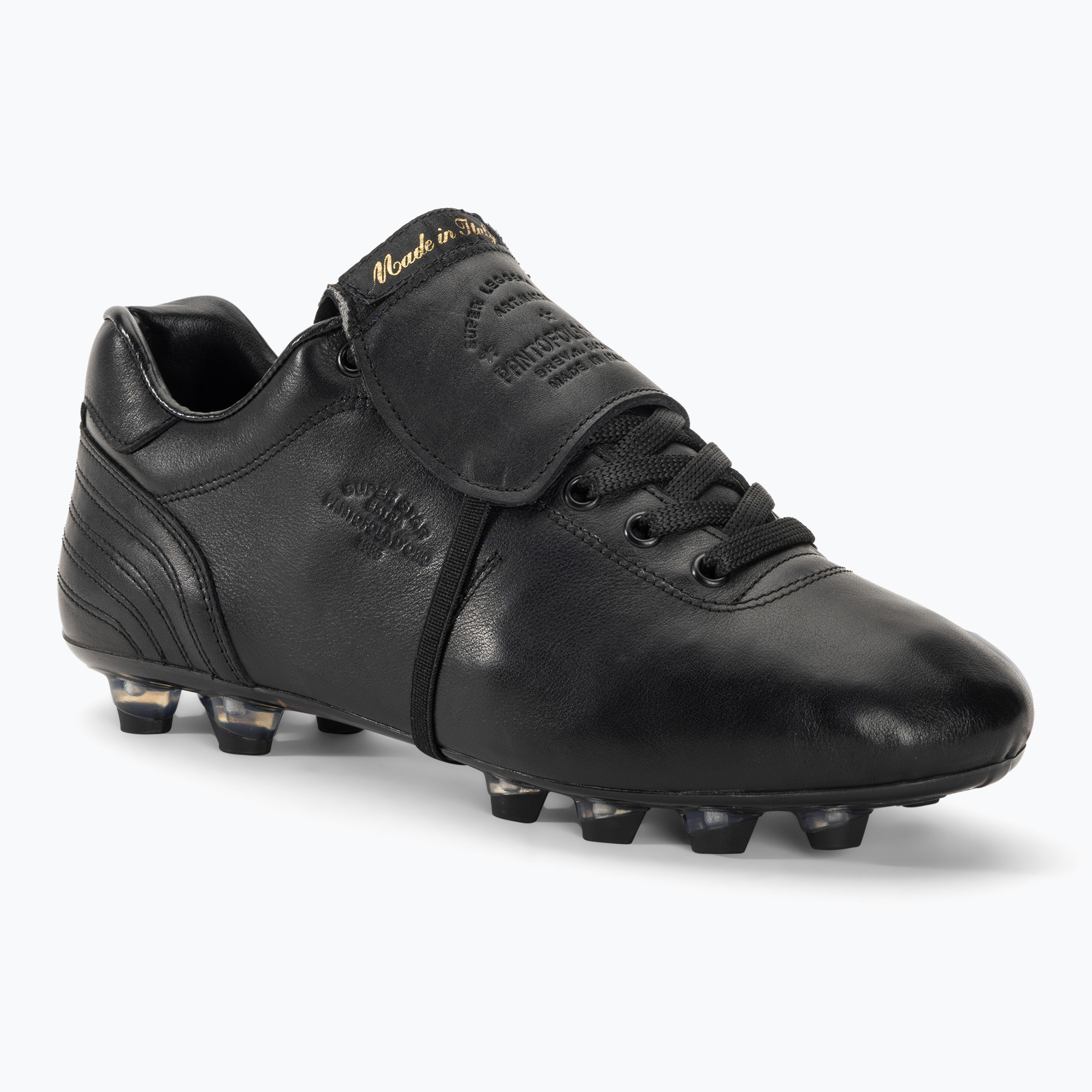 Buty piłkarskie męskie Pantofola d'Oro Lazzarini Tongue nero | WYSYŁKA W 24H | 30 DNI NA ZWROT