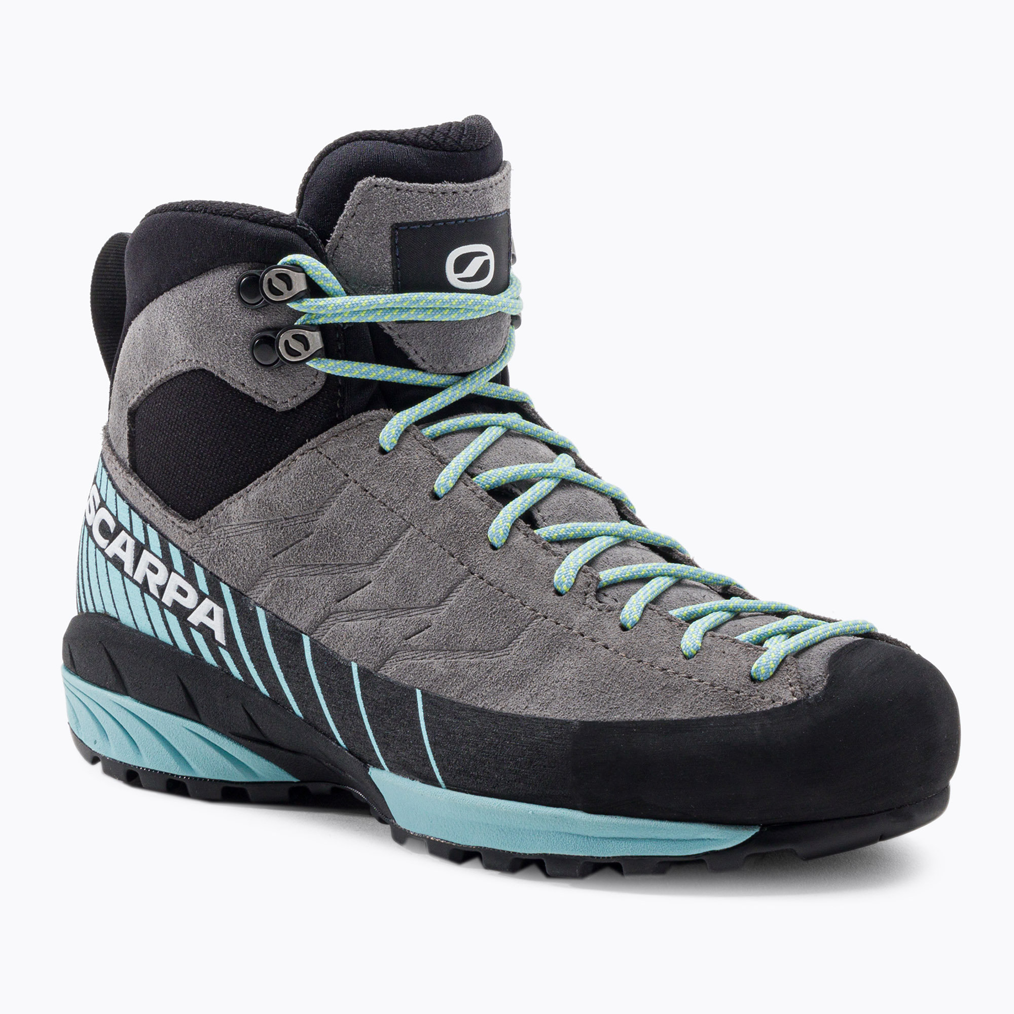 Buty podejściowe damskie SCARPA Mescalito Mid GTX midgray/aqua | WYSYŁKA W 24H | 30 DNI NA ZWROT