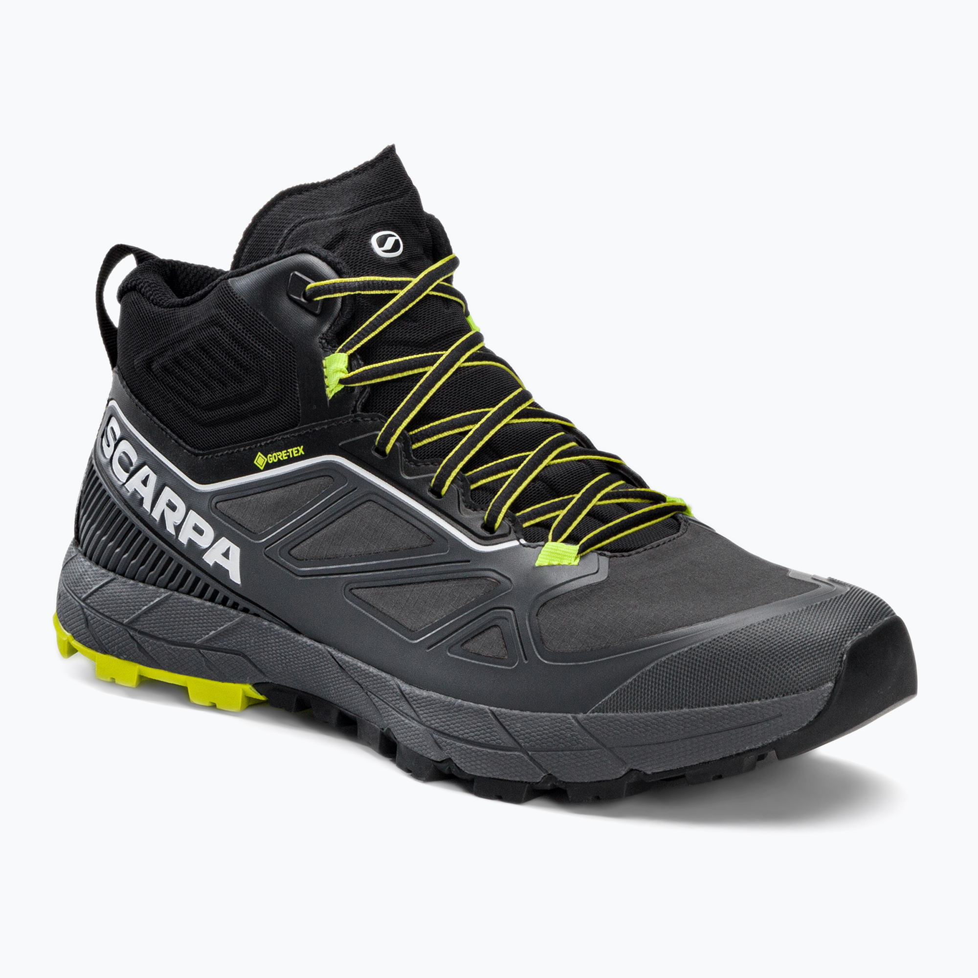 Buty trekkingowe męskie SCARPA Rapid Mid GTX anthracite/acid lime | WYSYŁKA W 24H | 30 DNI NA ZWROT