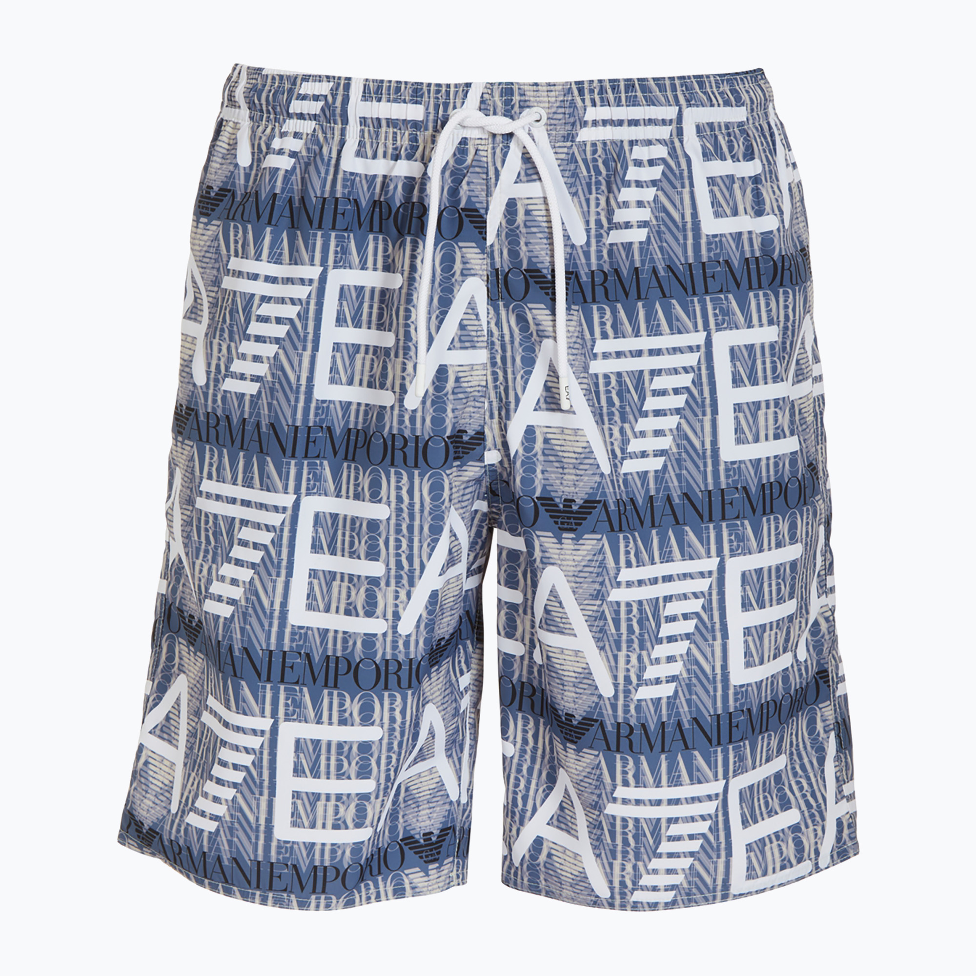 Szorty kąpielowe męskie EA7 Emporio Armani Water Reactive Monogram Boxer marlin monogram | WYSYŁKA W 24H | 30 DNI NA ZWROT