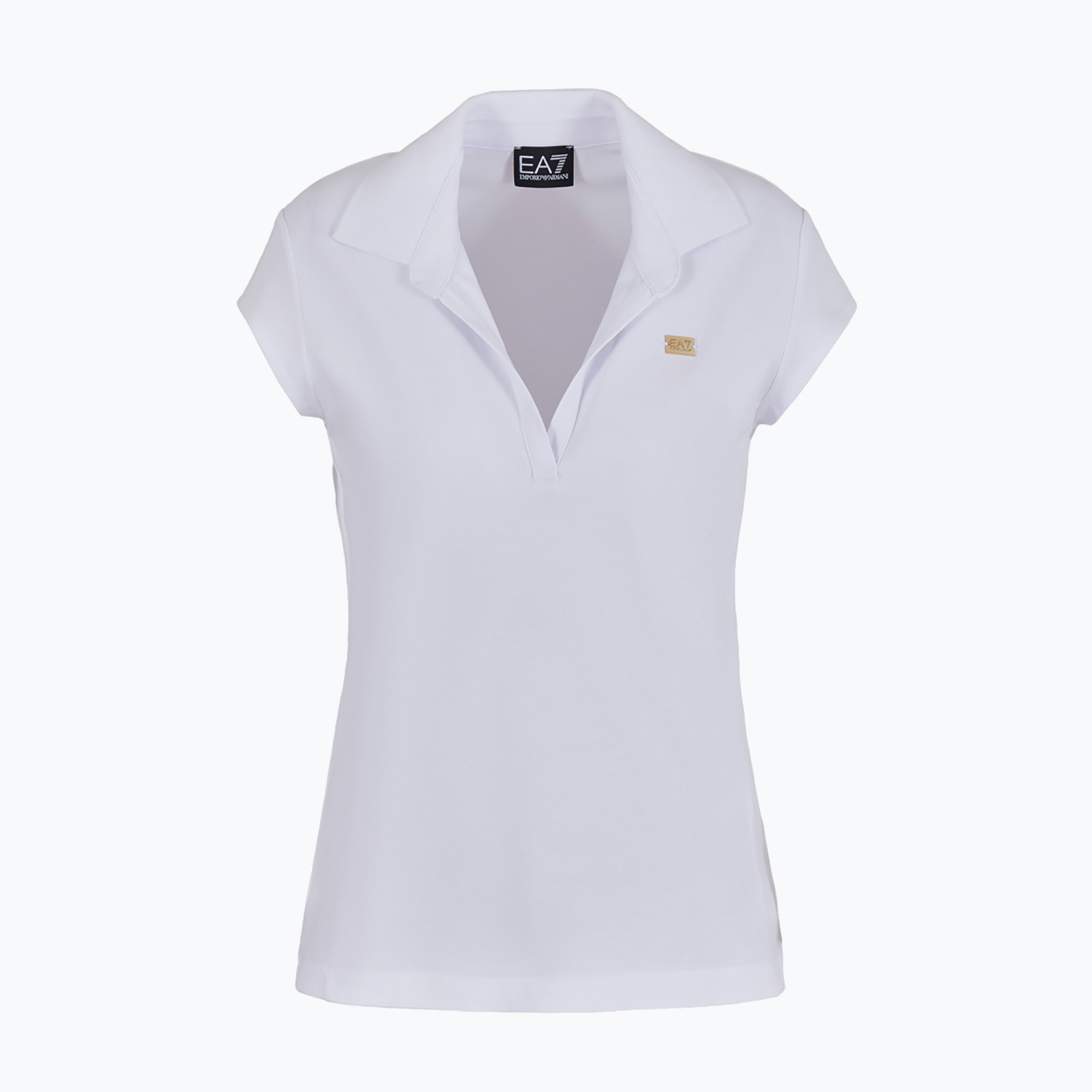 Koszulka polo damska EA7 Emporio Armani Train Costa Smeralda white | WYSYŁKA W 24H | 30 DNI NA ZWROT