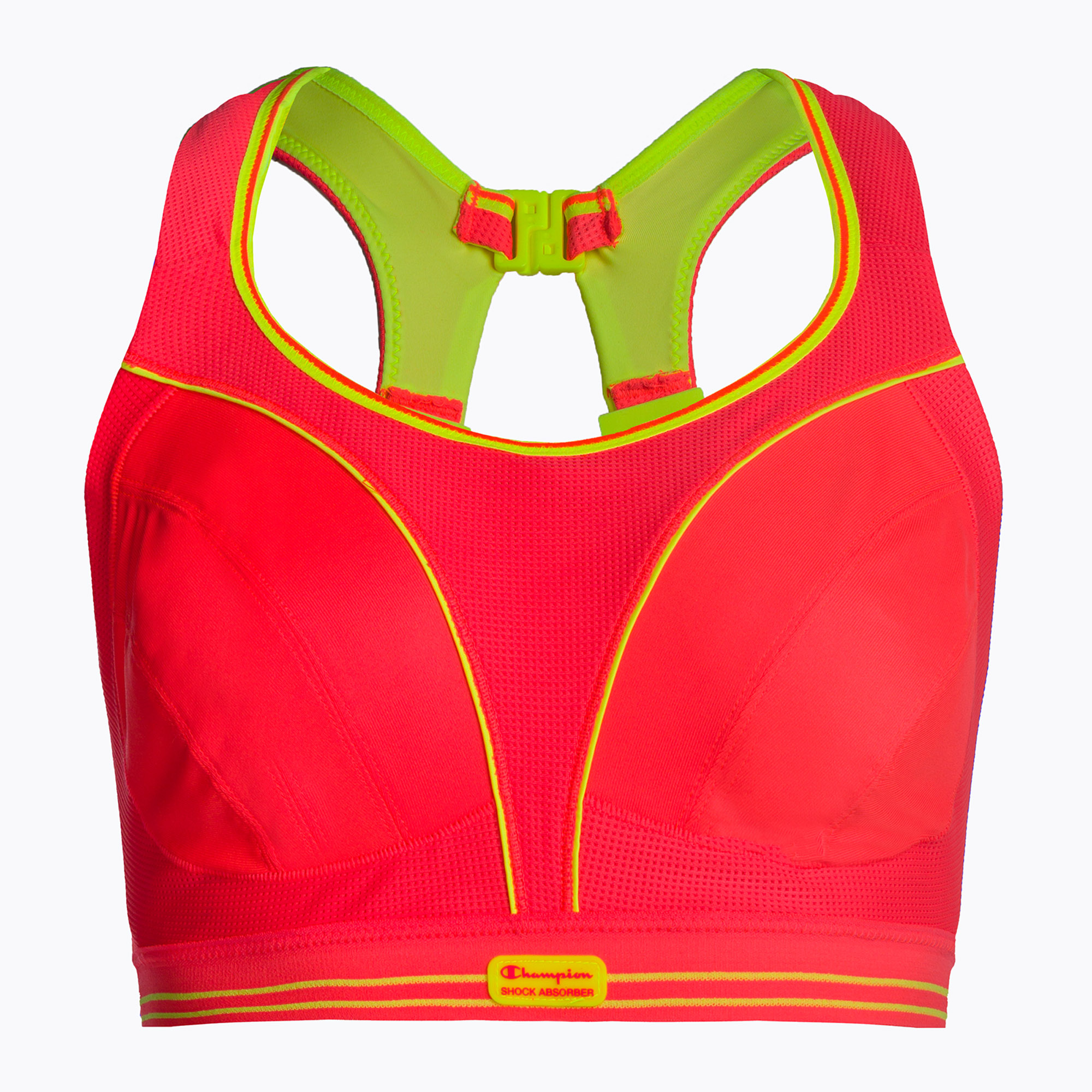 Biustonosz treningowy Shock Absorber Ultimate Run Bra fluor red | WYSYŁKA W 24H | 30 DNI NA ZWROT