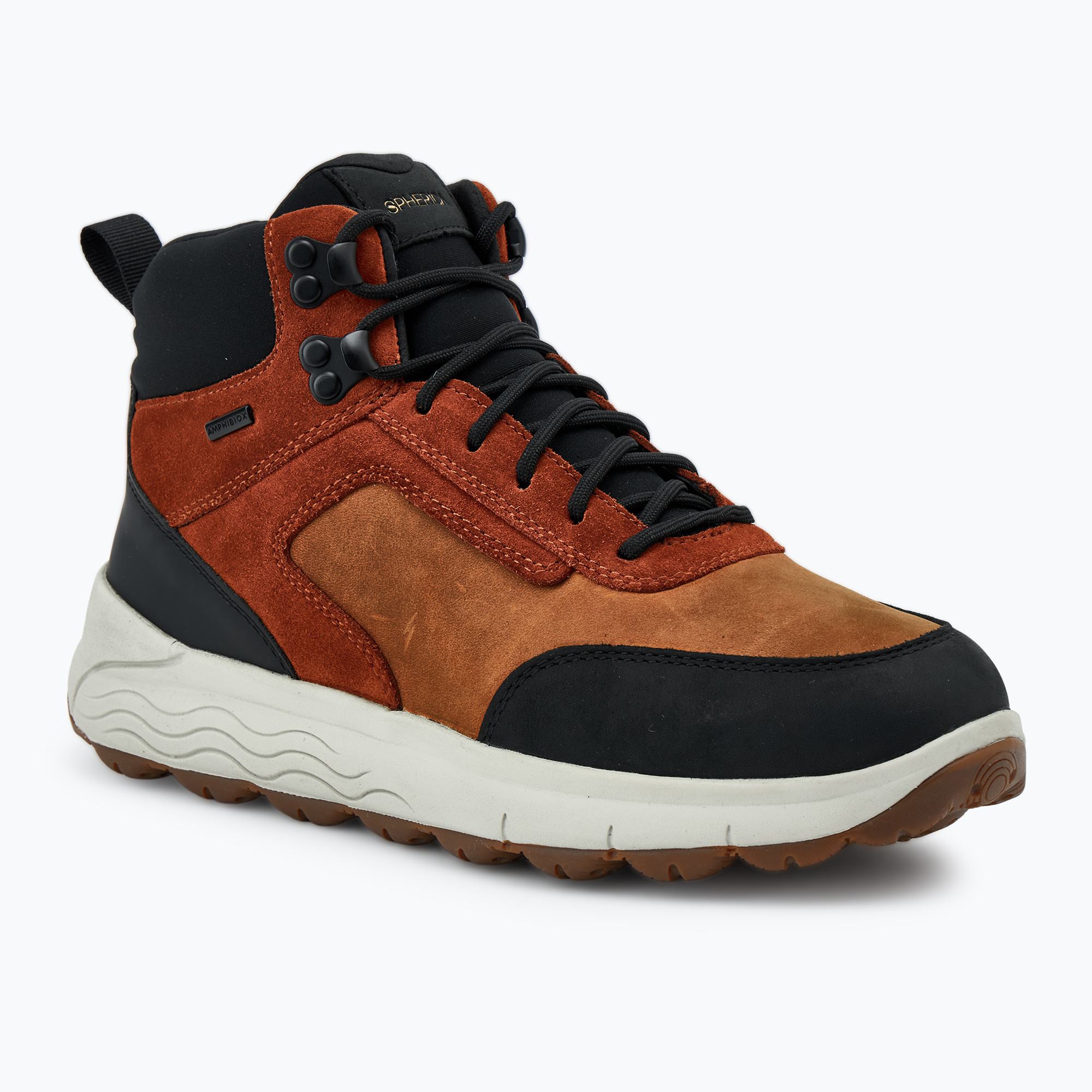 Buty męskie Geox Spherica™ 4X4 ABX ochre/cognac | WYSYŁKA W 24H | 30 DNI NA ZWROT