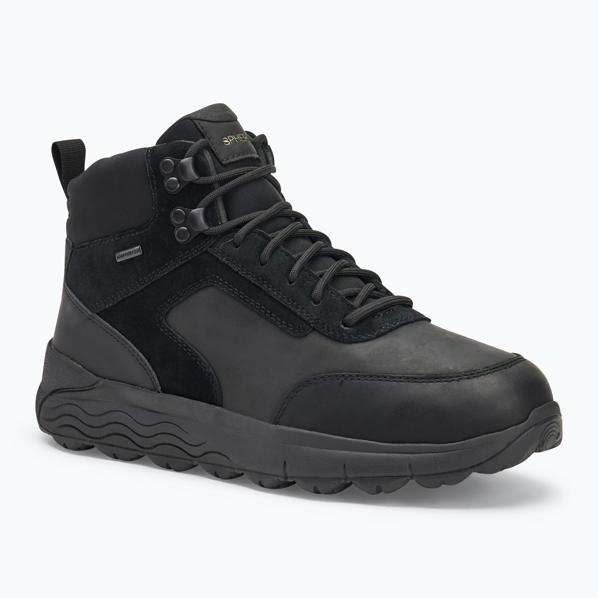 Buty męskie Geox Spherica™ 4X4 ABX black | WYSYŁKA W 24H | 30 DNI NA ZWROT