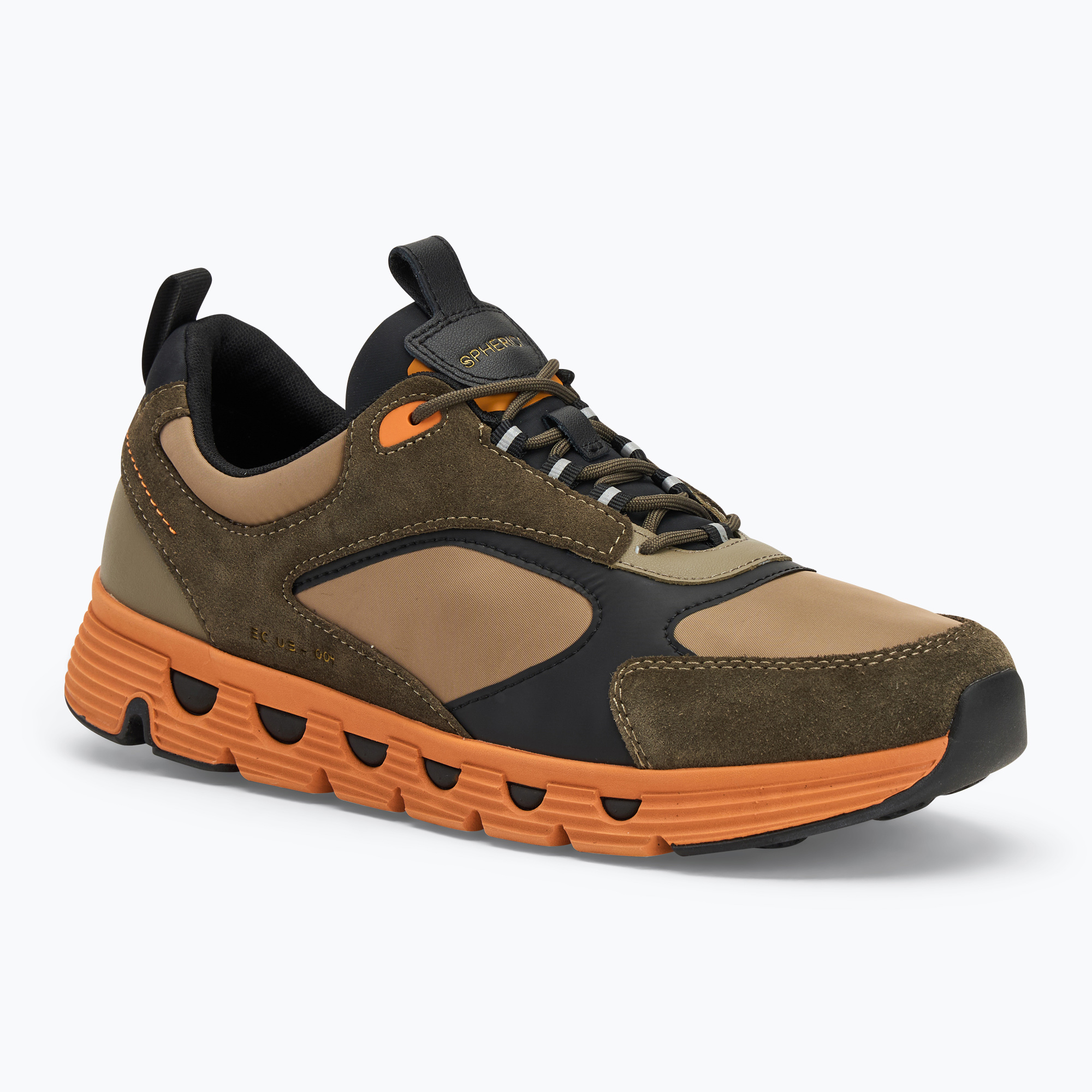 Buty męskie Geox Spherica™ ECUB-4 military/orange | WYSYŁKA W 24H | 30 DNI NA ZWROT