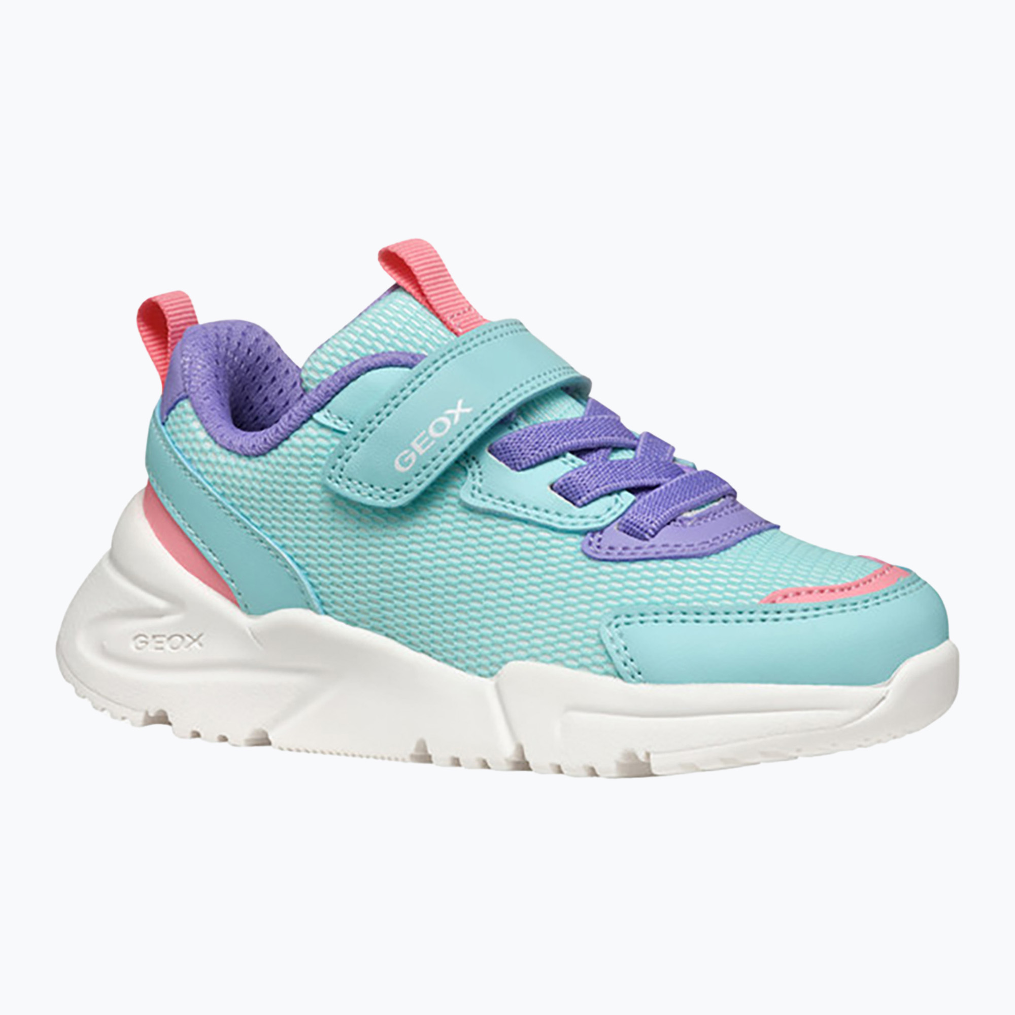 Buty dziecięce Geox Loftus sea green/lilac 