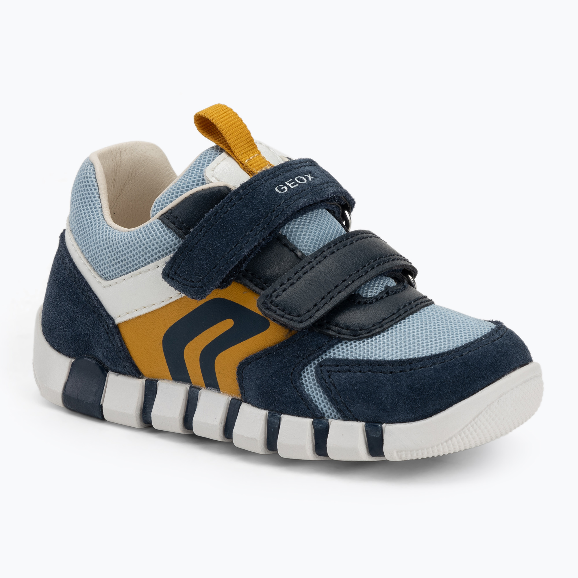 Buty dziecięce Geox Iupidoo navy/ochreyellow 