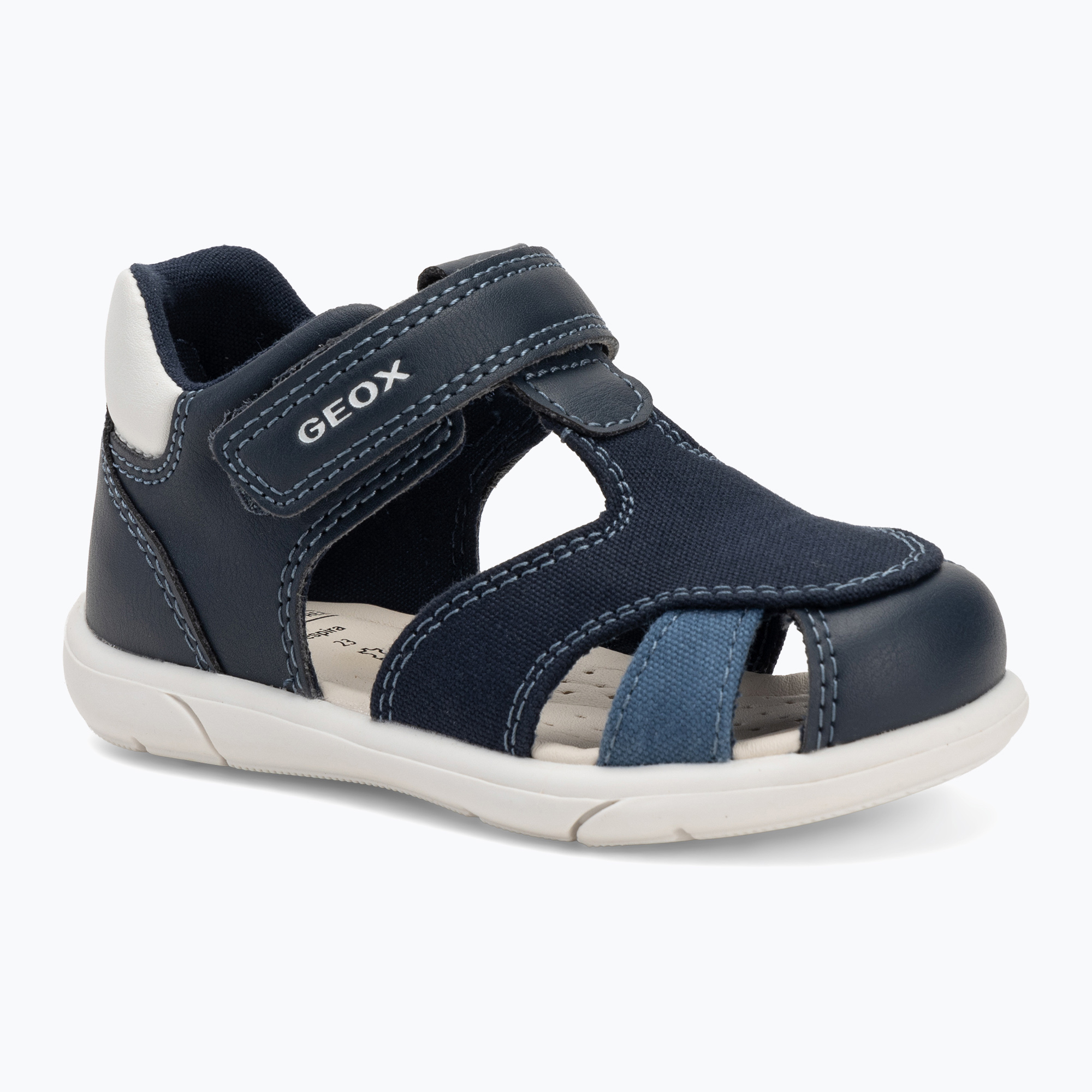 Sandały dziecięce Geox Zapito navy/white 