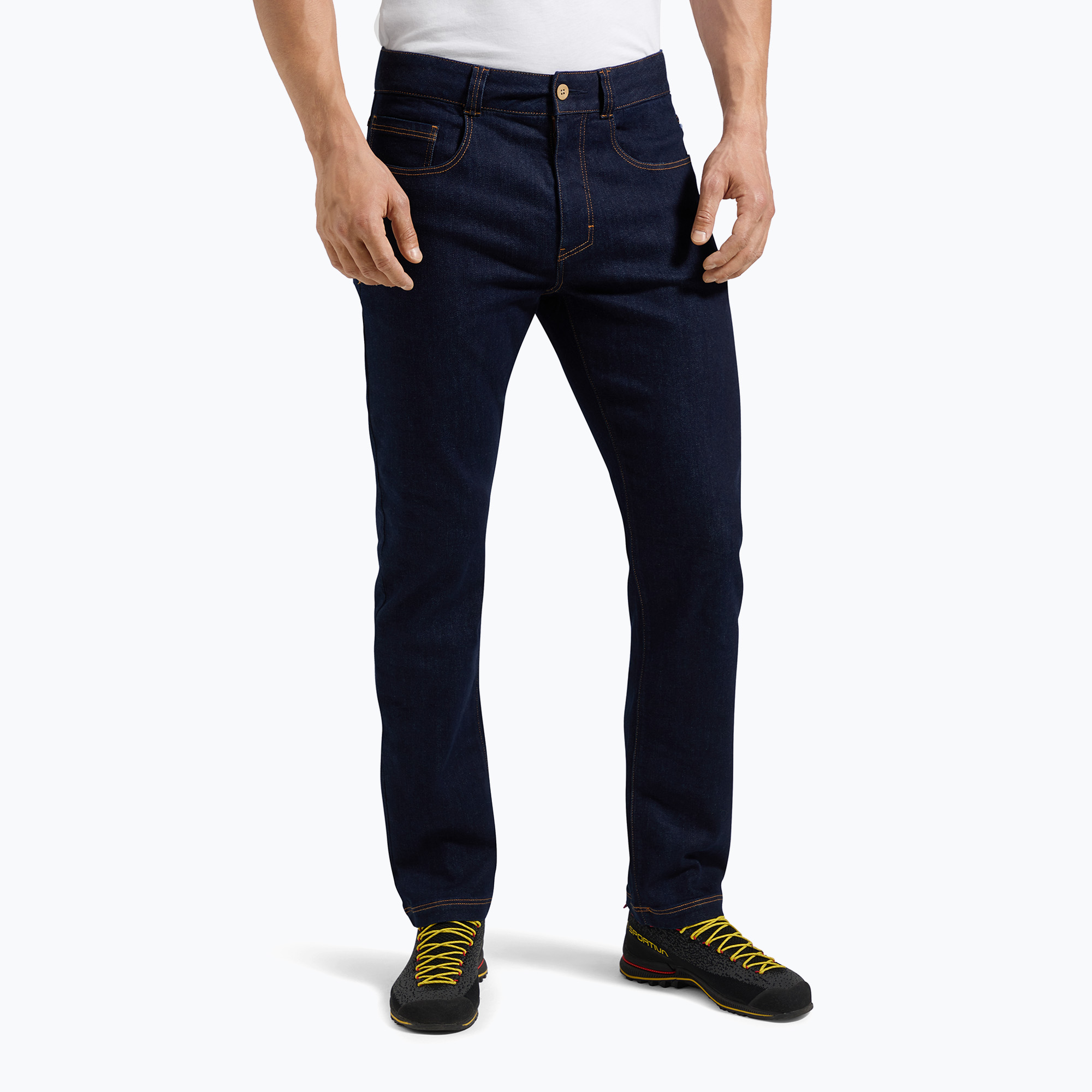 Spodnie wspinaczkowe męskie La Sportiva Eldo Jeans jeans/deep sea | WYSYŁKA W 24H | 30 DNI NA ZWROT