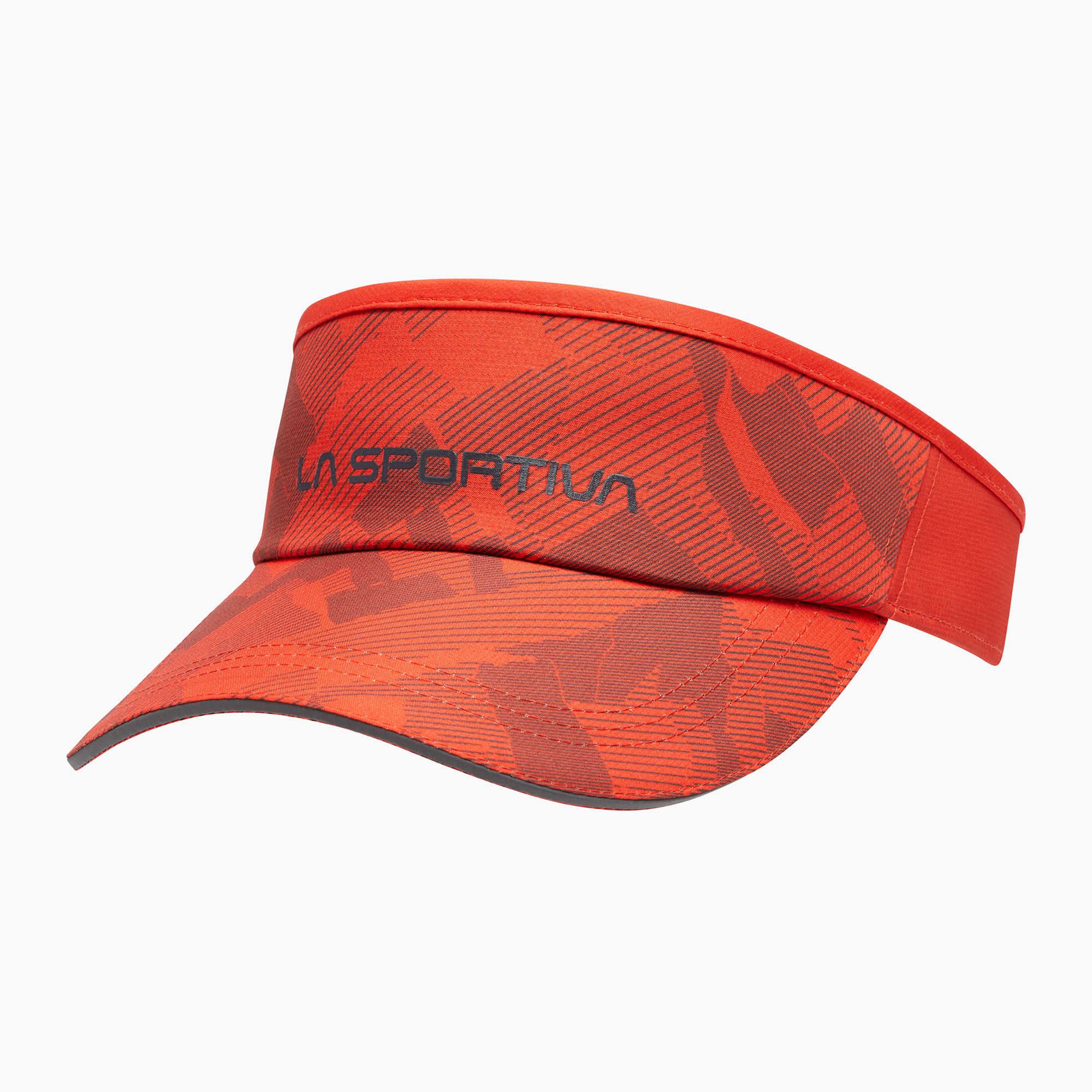 Daszek do biegania La Sportiva Skyrun Visor cherry tomato/carbon | WYSYŁKA W 24H | 30 DNI NA ZWROT