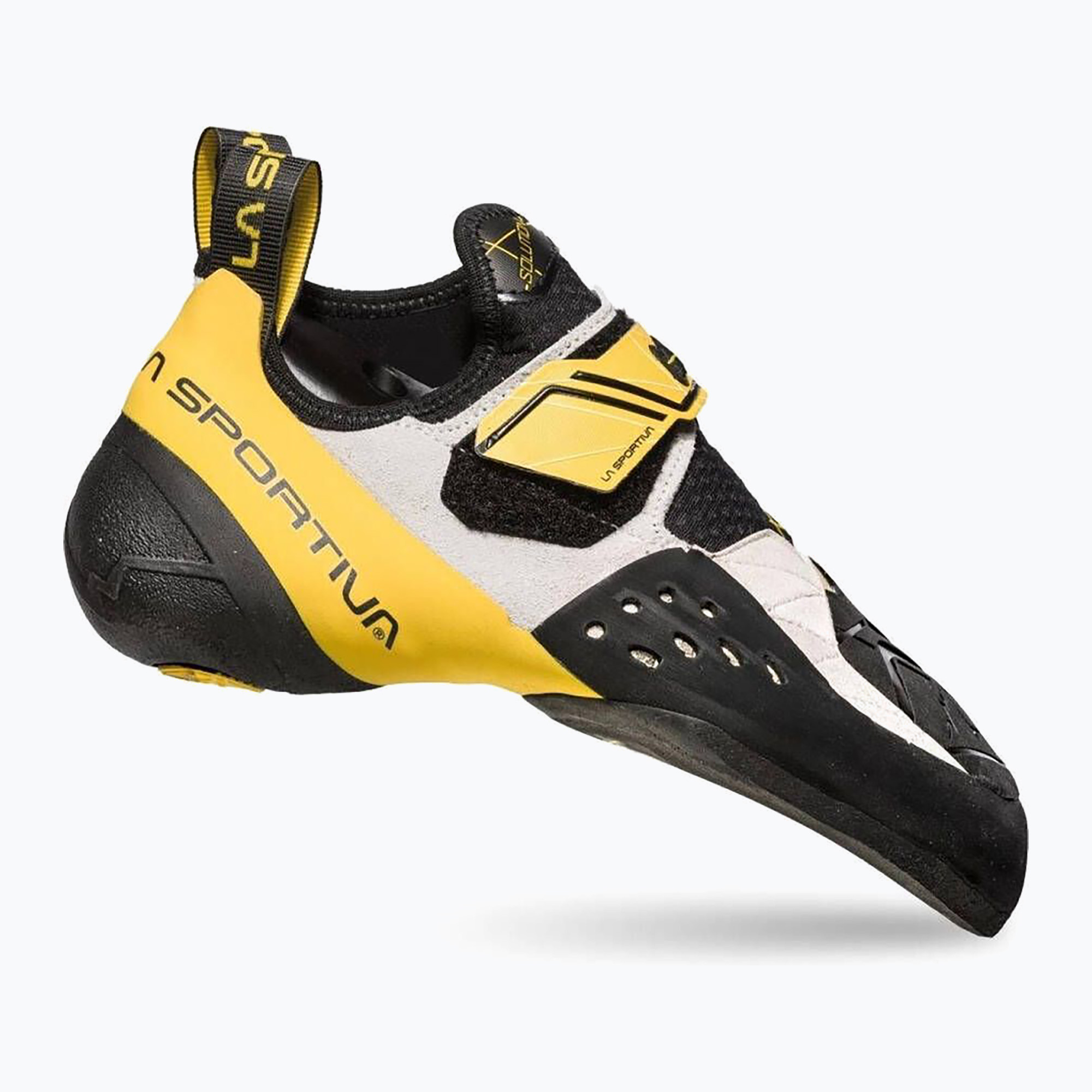 Buty wspinaczkowe męskie La Sportiva Solution white/ yellow | WYSYŁKA W 24H | 30 DNI NA ZWROT