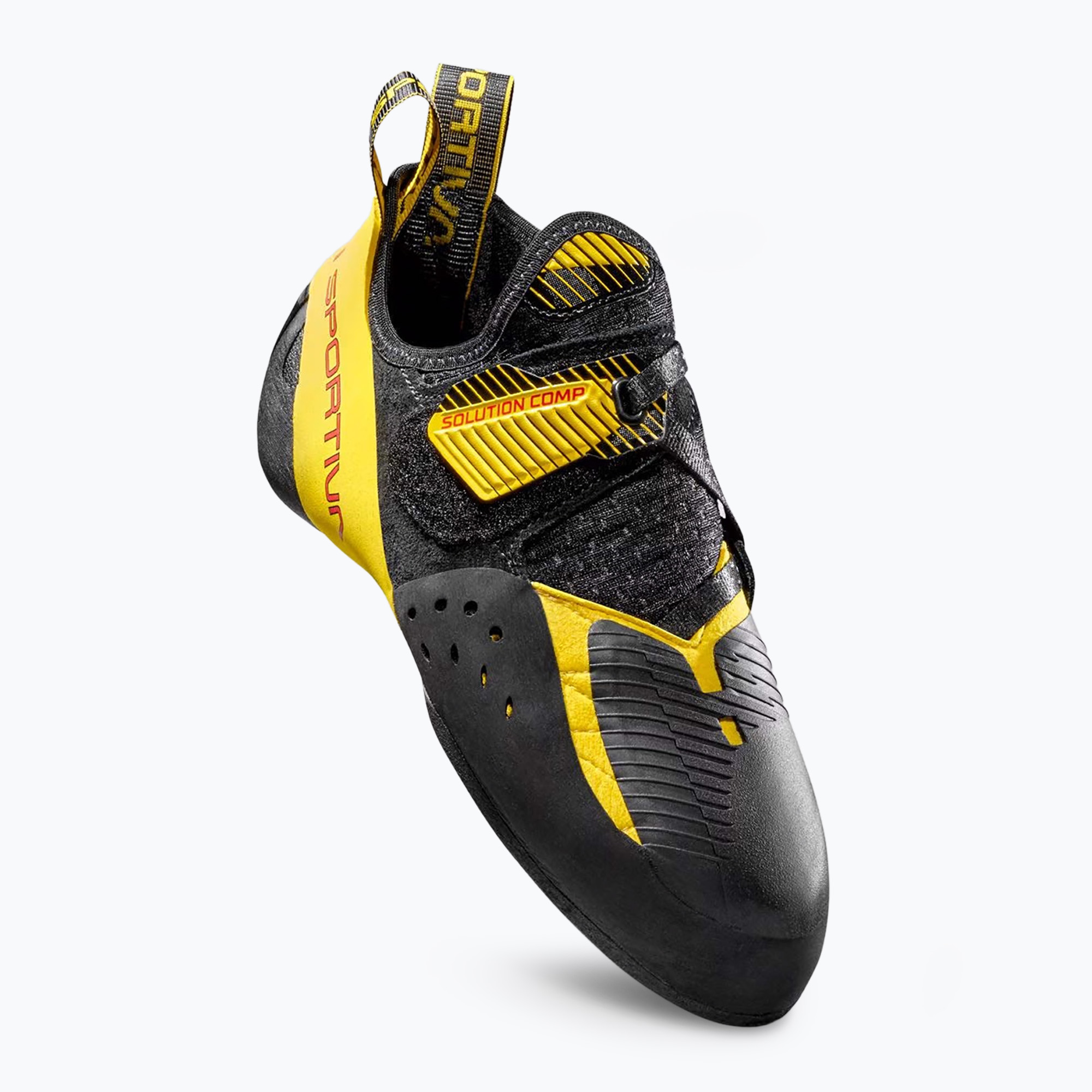 Buty wspinaczkowe męskie La Sportiva Solution Comp black/ yellow | WYSYŁKA W 24H | 30 DNI NA ZWROT