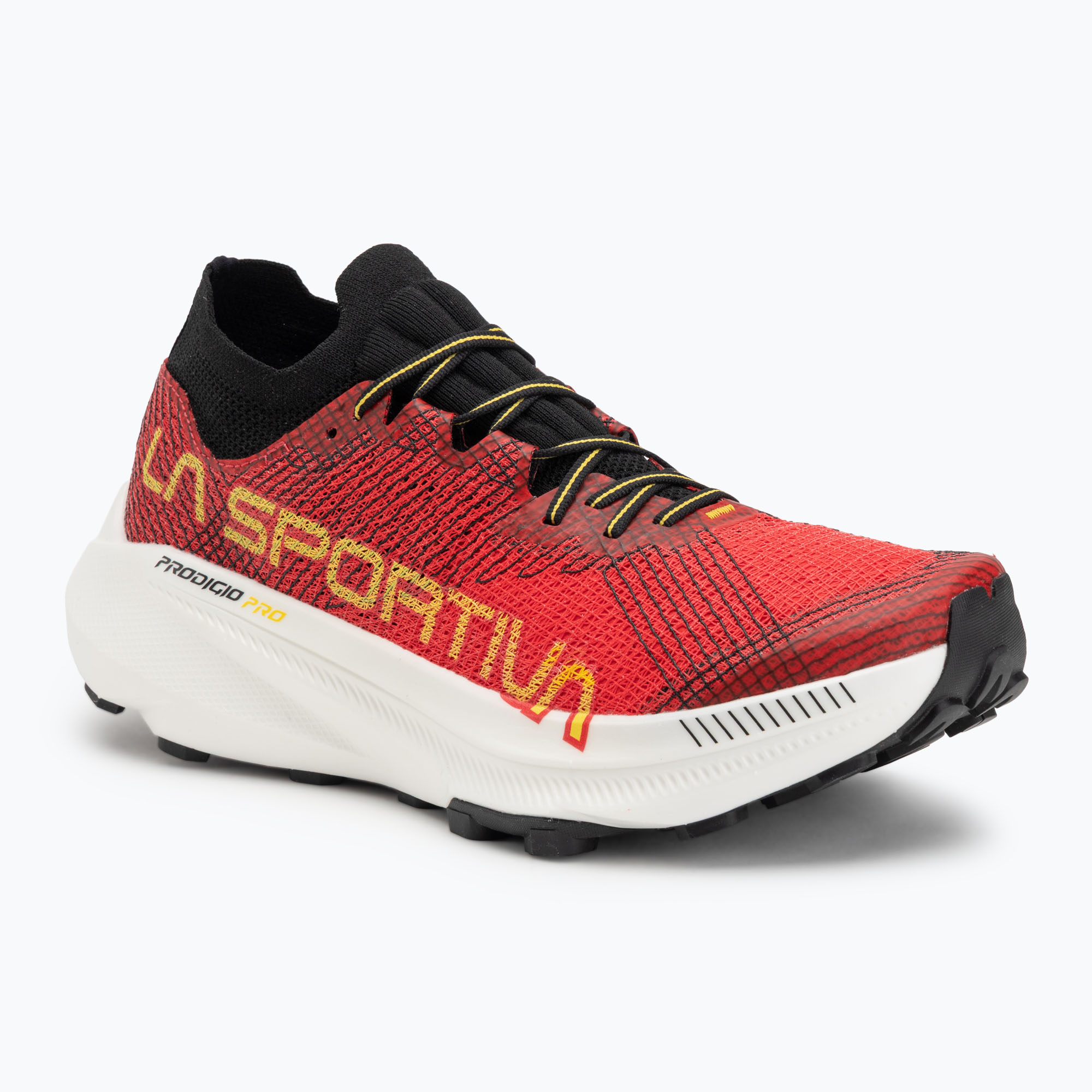 Buty do biegania męskie La Sportiva Prodigio Pro mountain red/yellow 