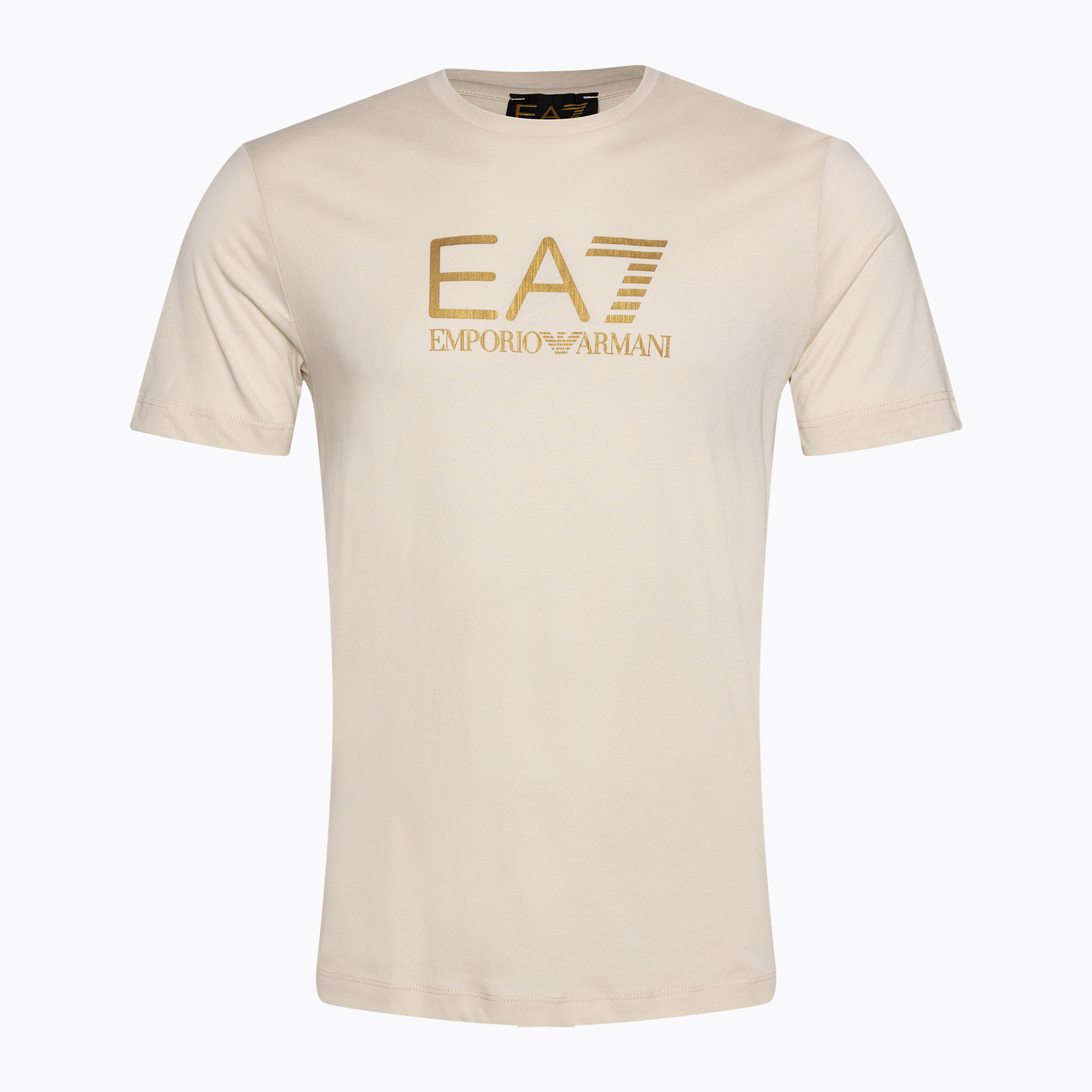 Koszulka męska EA7 Emporio Armani Train Gold Label Tee Pima Big Logo rainy day | WYSYŁKA W 24H | 30 DNI NA ZWROT