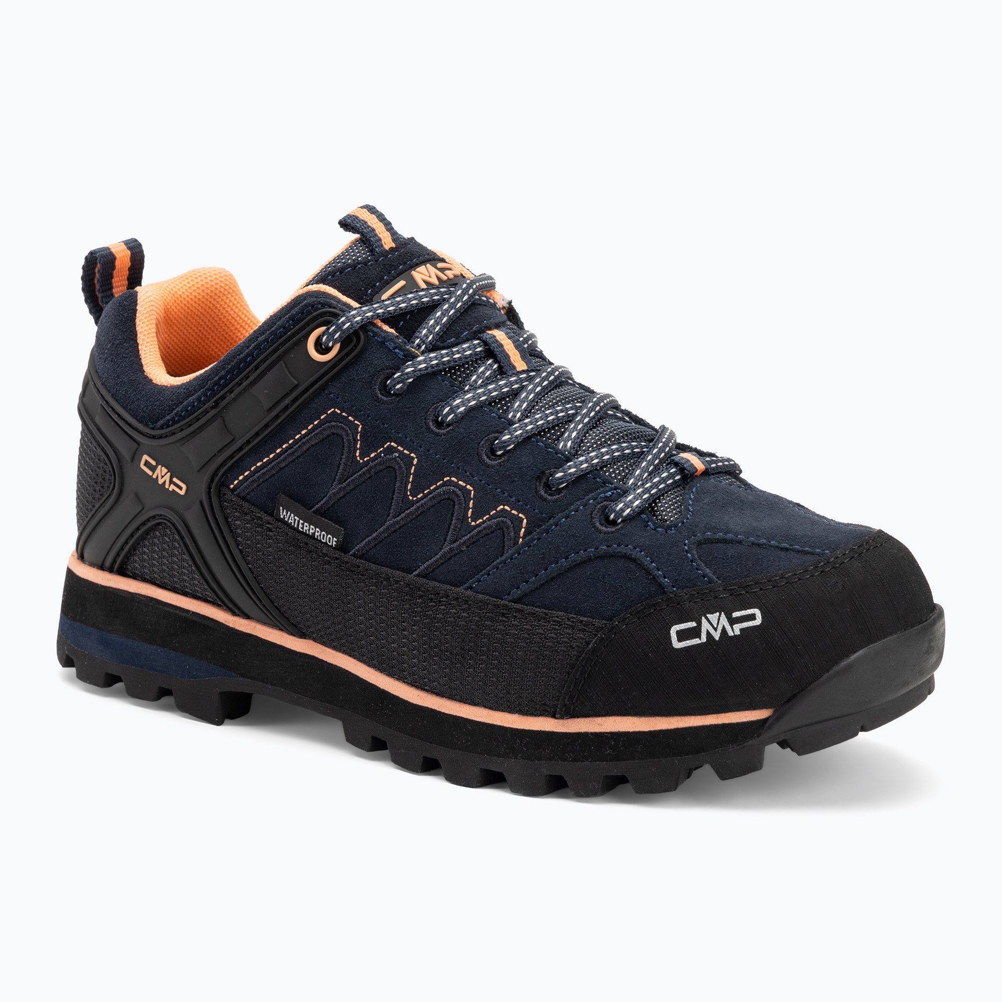 Buty trekkingowe damskie CMP Moon Low Wp blue ink/sunrise 