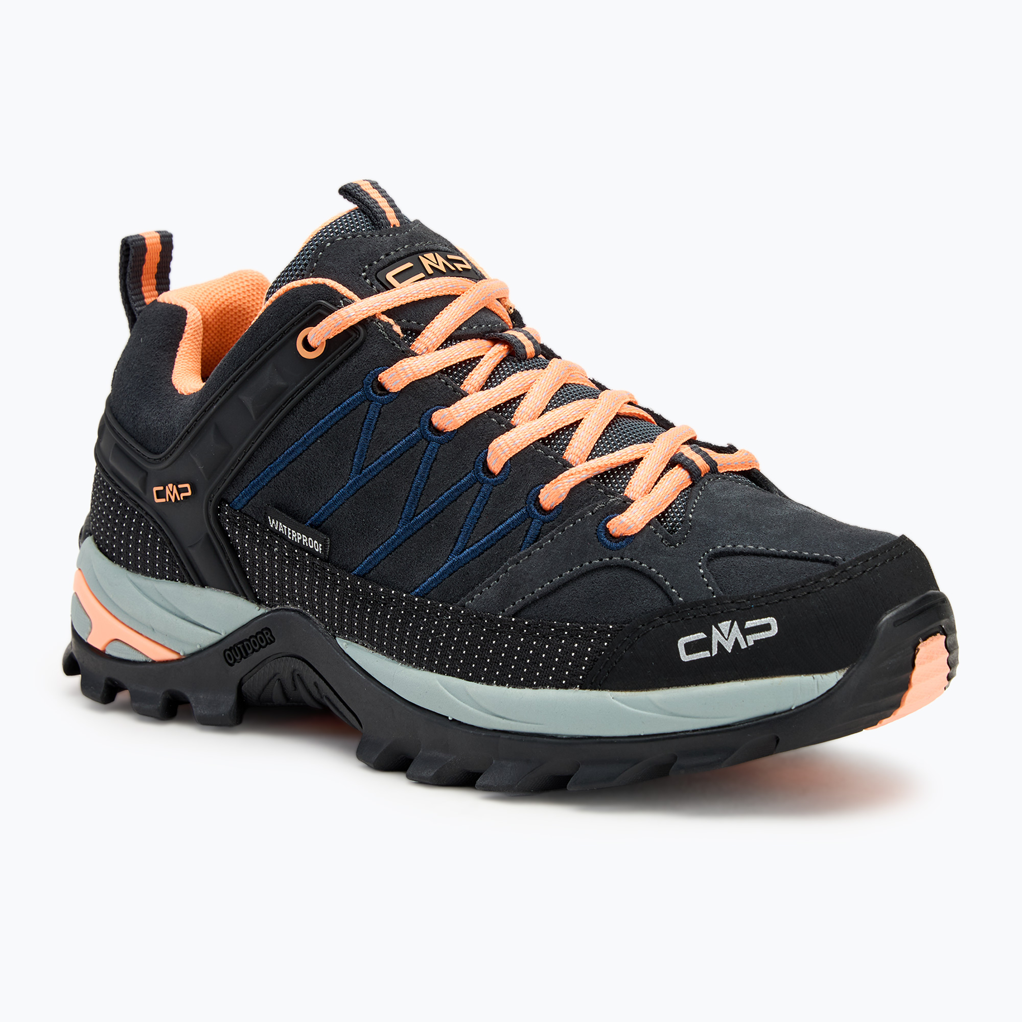 Buty trekkingowe damskie CMP Rigel Low Wp antracite / sunrise | WYSYŁKA W 24H | 30 DNI NA ZWROT