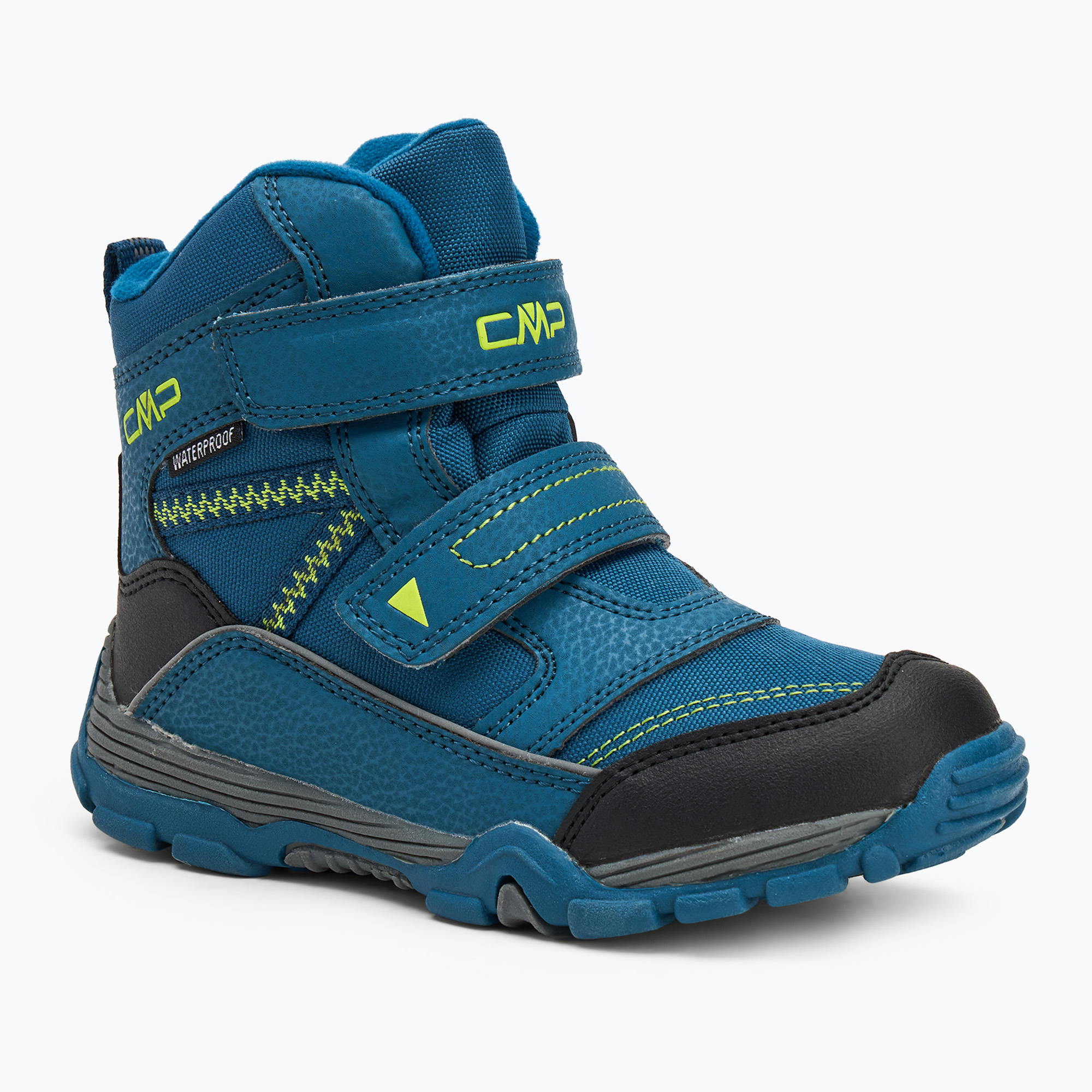 Śniegowce dziecięce CMP Pyry Snowboots petrol / yellow fluo | WYSYŁKA W 24H | 30 DNI NA ZWROT