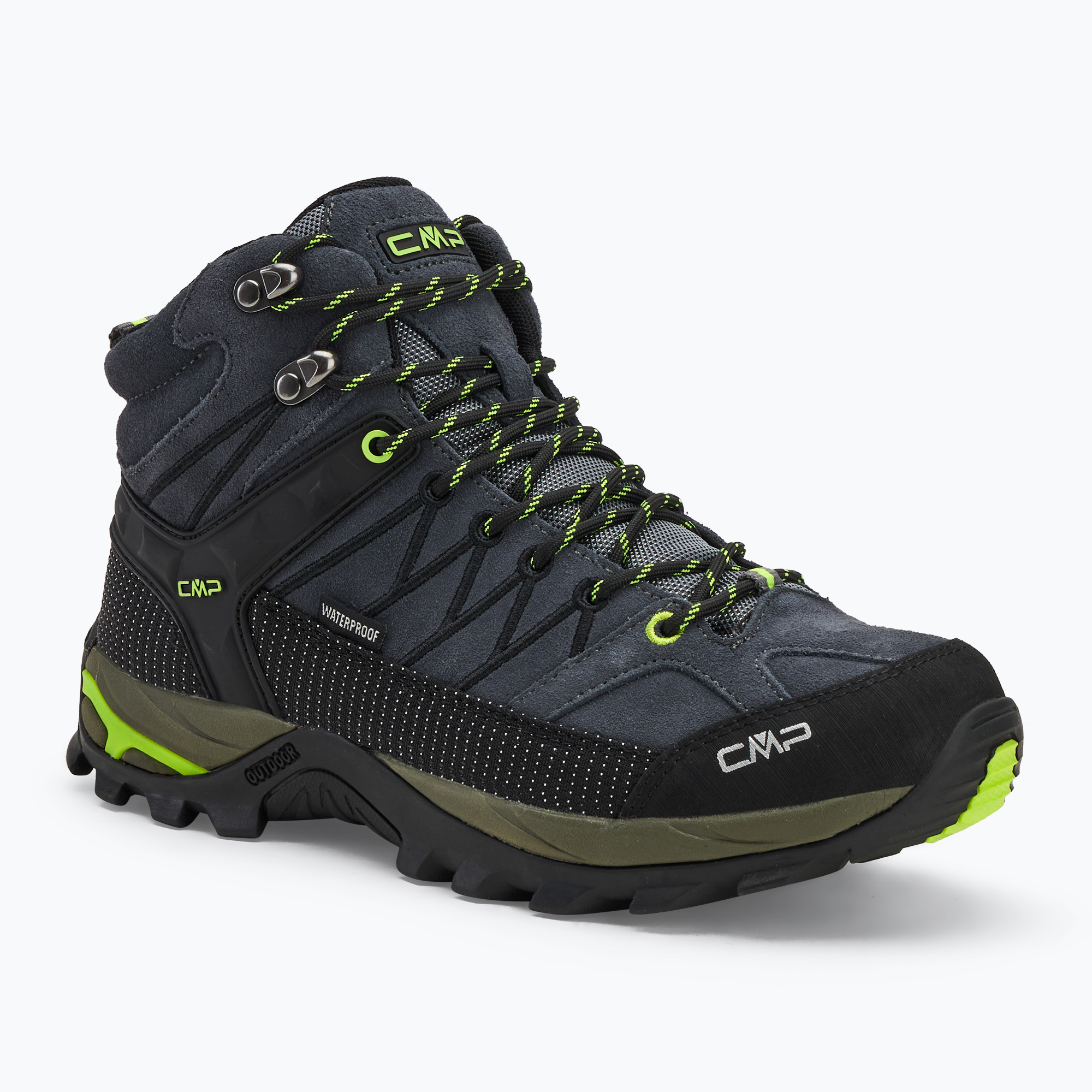 Buty trekkingowe męskie CMP Rigel Mid grey/yellow fluo 