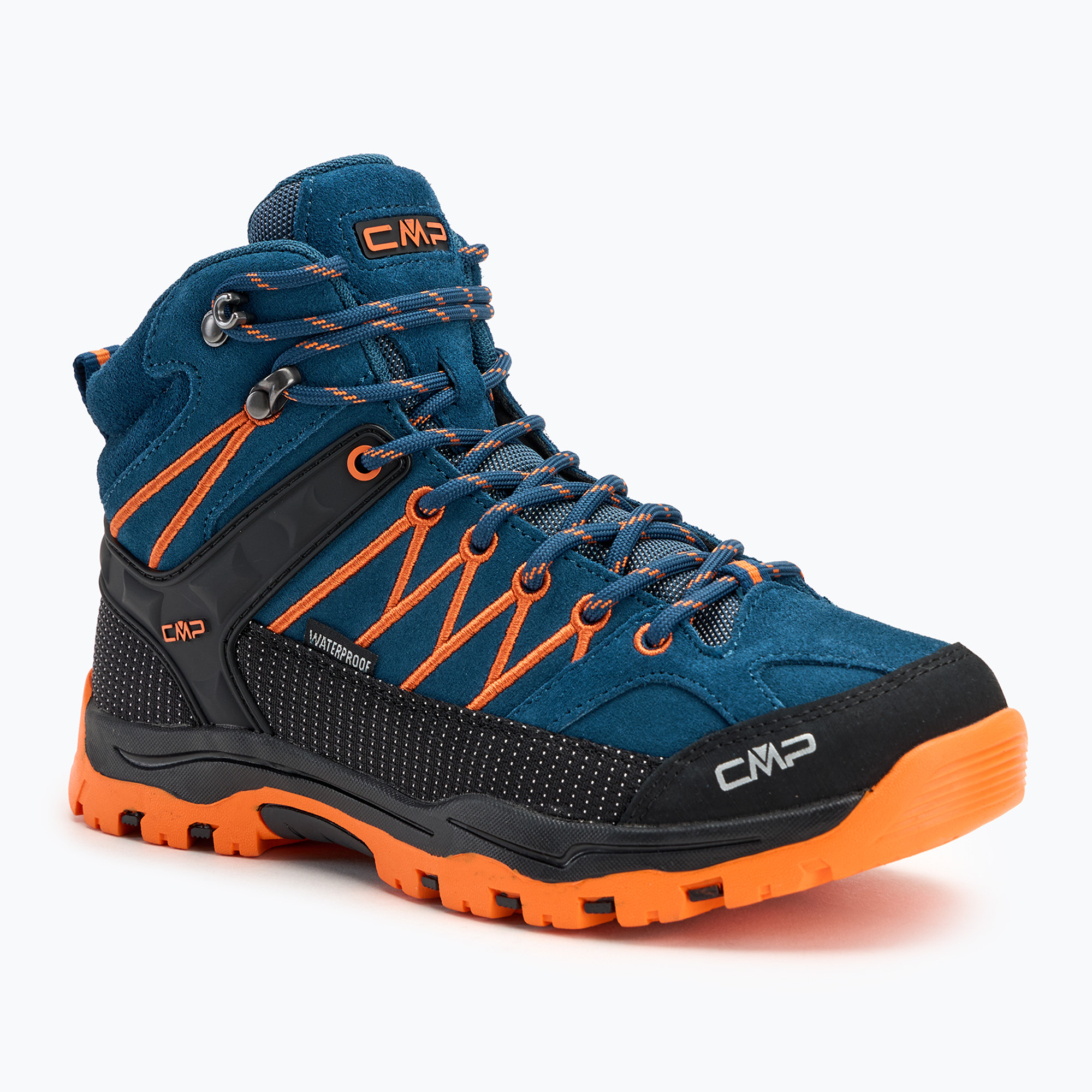 Buty trekkingowe juniorskie CMP Rigel Mid bluesteel / flame | WYSYŁKA W 24H | 30 DNI NA ZWROT