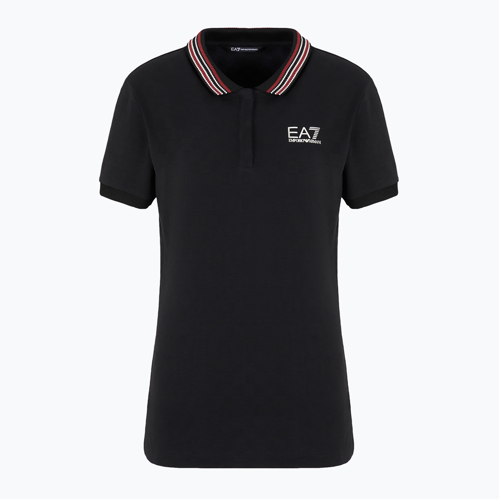 Koszulka damska EA7 Emporio Armani Golf Pro Polo Damier black | WYSYŁKA W 24H | 30 DNI NA ZWROT