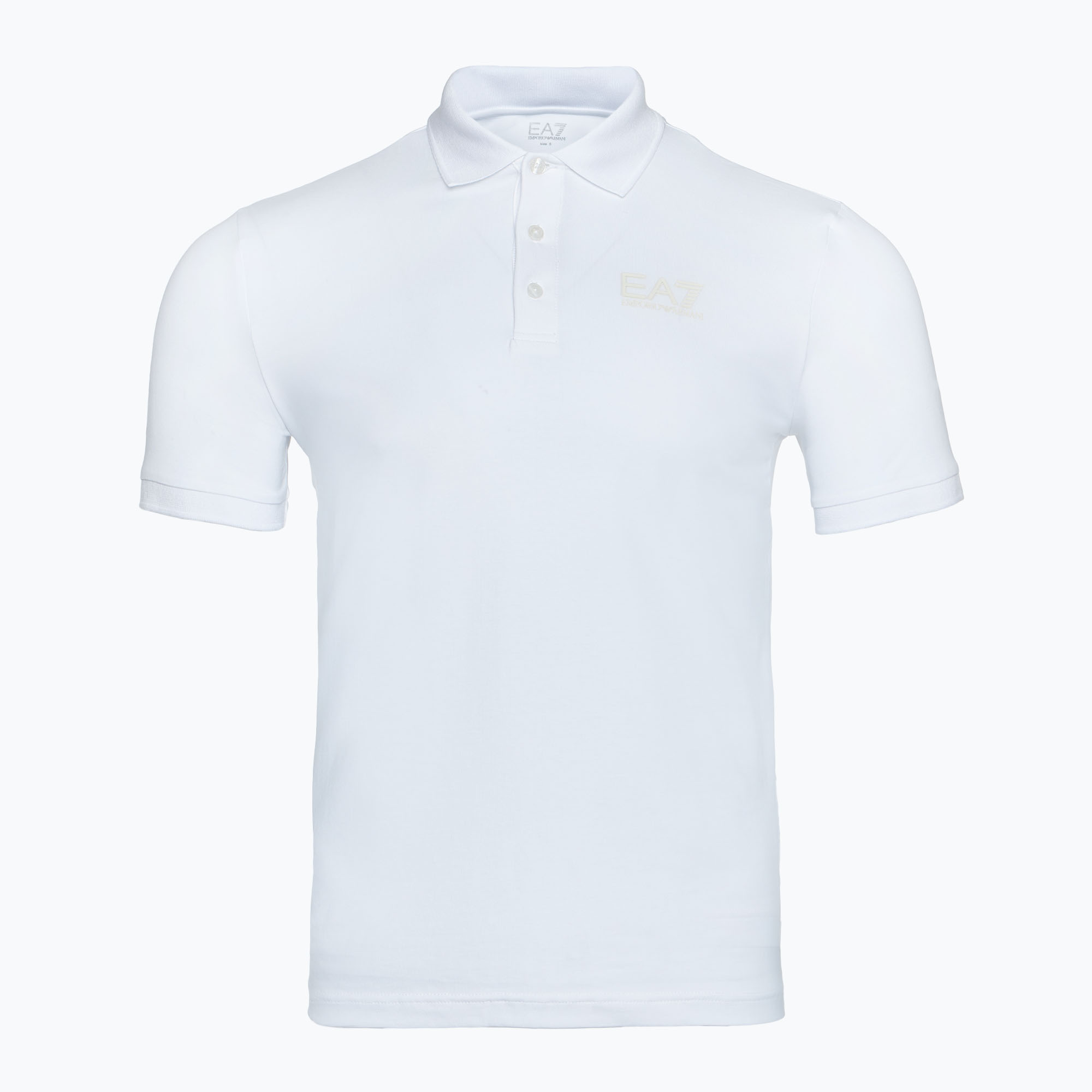 Koszulka męska EA7 Emporio Armani Train Visibility Polo white | WYSYŁKA W 24H | 30 DNI NA ZWROT