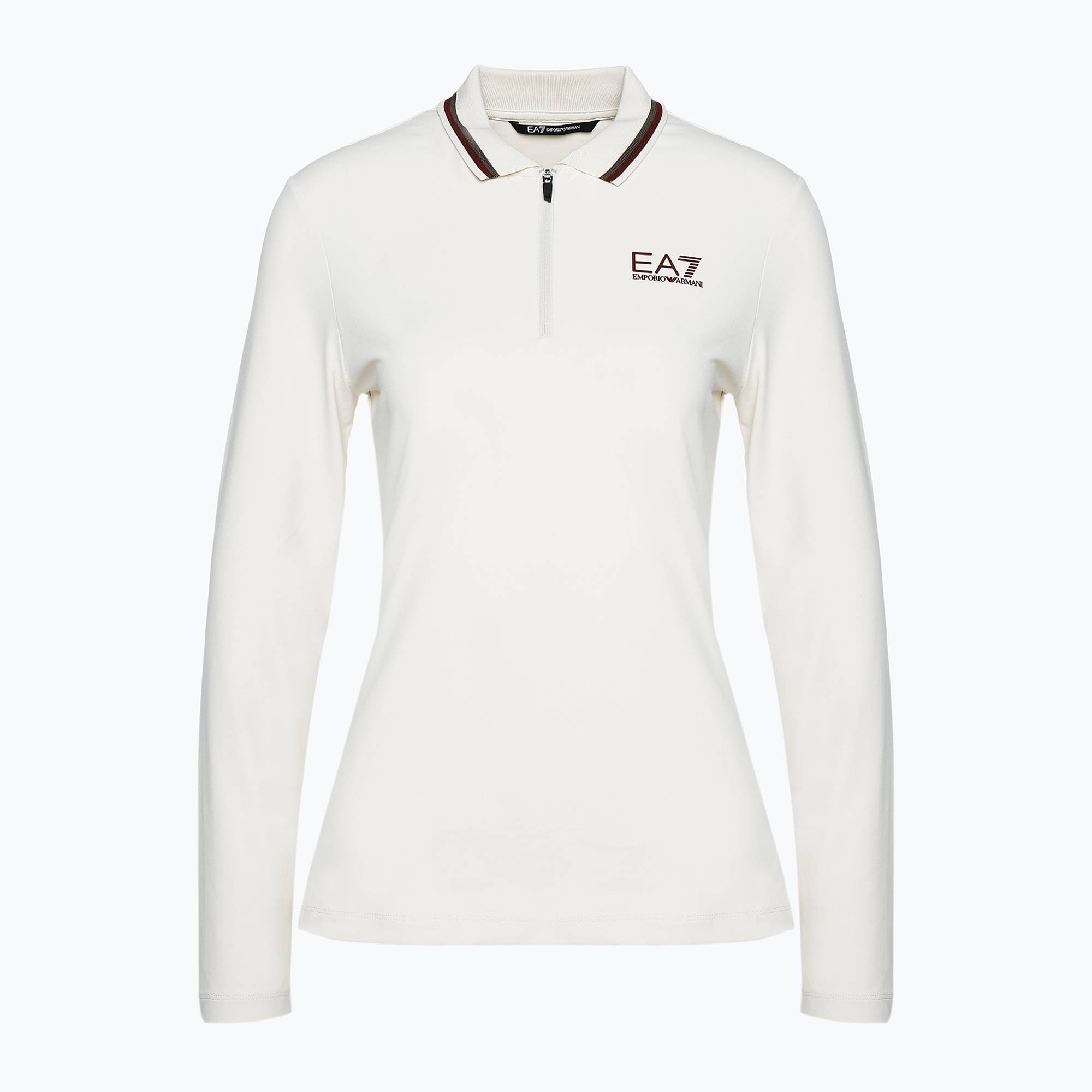 Longsleeve damski EA7 Emporio Armani Golf Pro Polo silver birch | WYSYŁKA W 24H | 30 DNI NA ZWROT