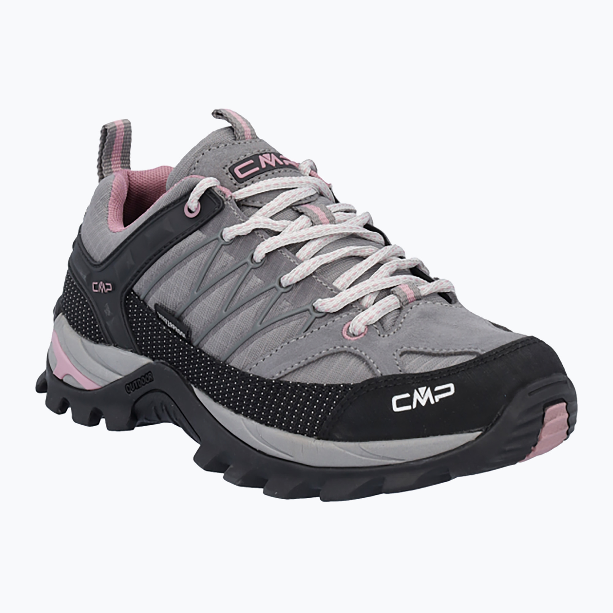 Buty trekkingowe damskie CMP Rigel Low Wp cemento/fard | WYSYŁKA W 24H | 30 DNI NA ZWROT