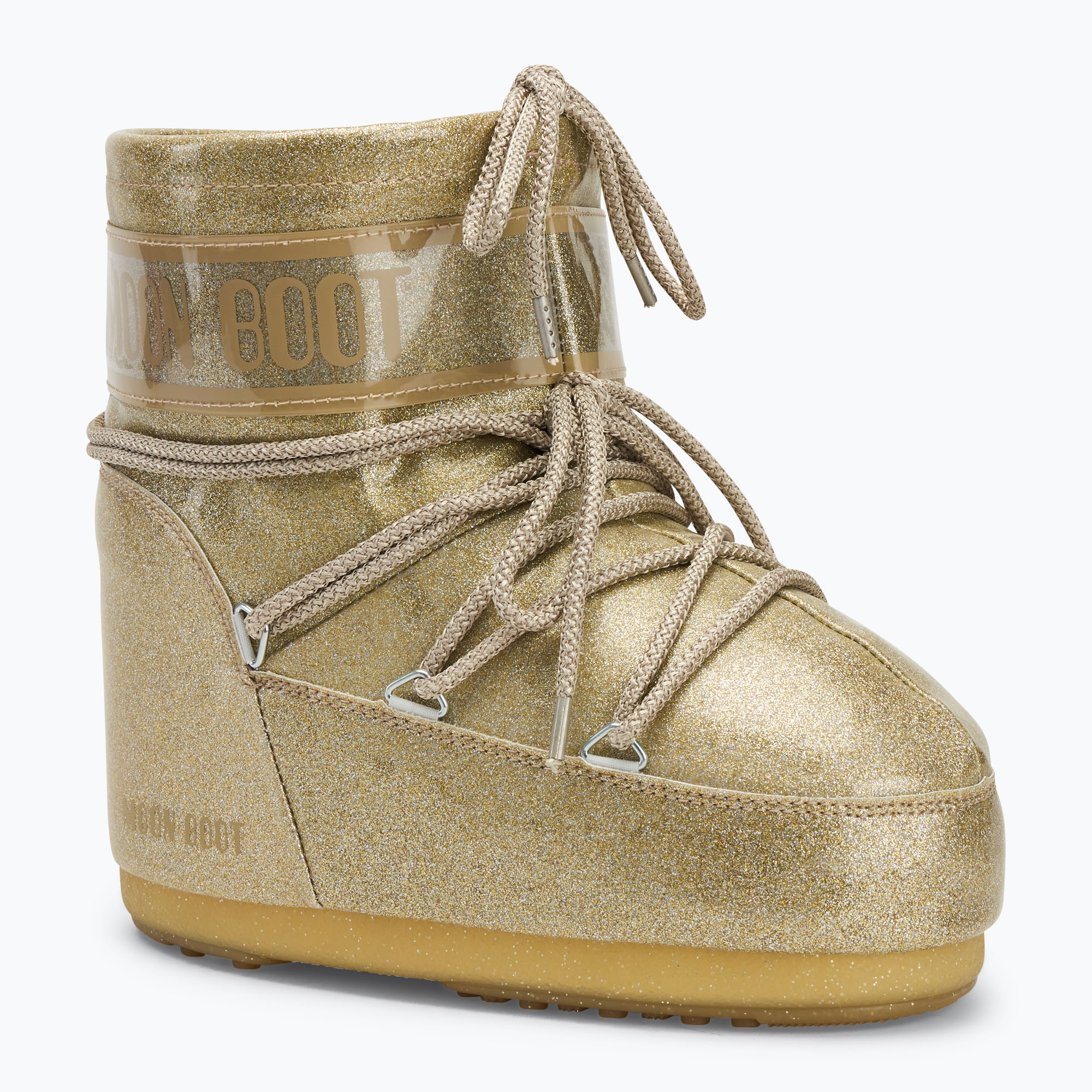 Śniegowce damskie Moon Boot Icon Low Glitter gold | WYSYŁKA W 24H | 30 DNI NA ZWROT