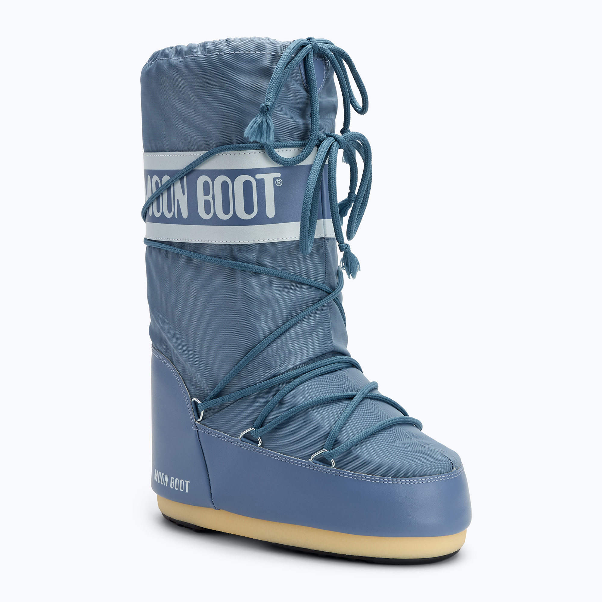 Śniegowce damskie Moon Boot Icon Nylon elephant grey | WYSYŁKA W 24H | 30 DNI NA ZWROT