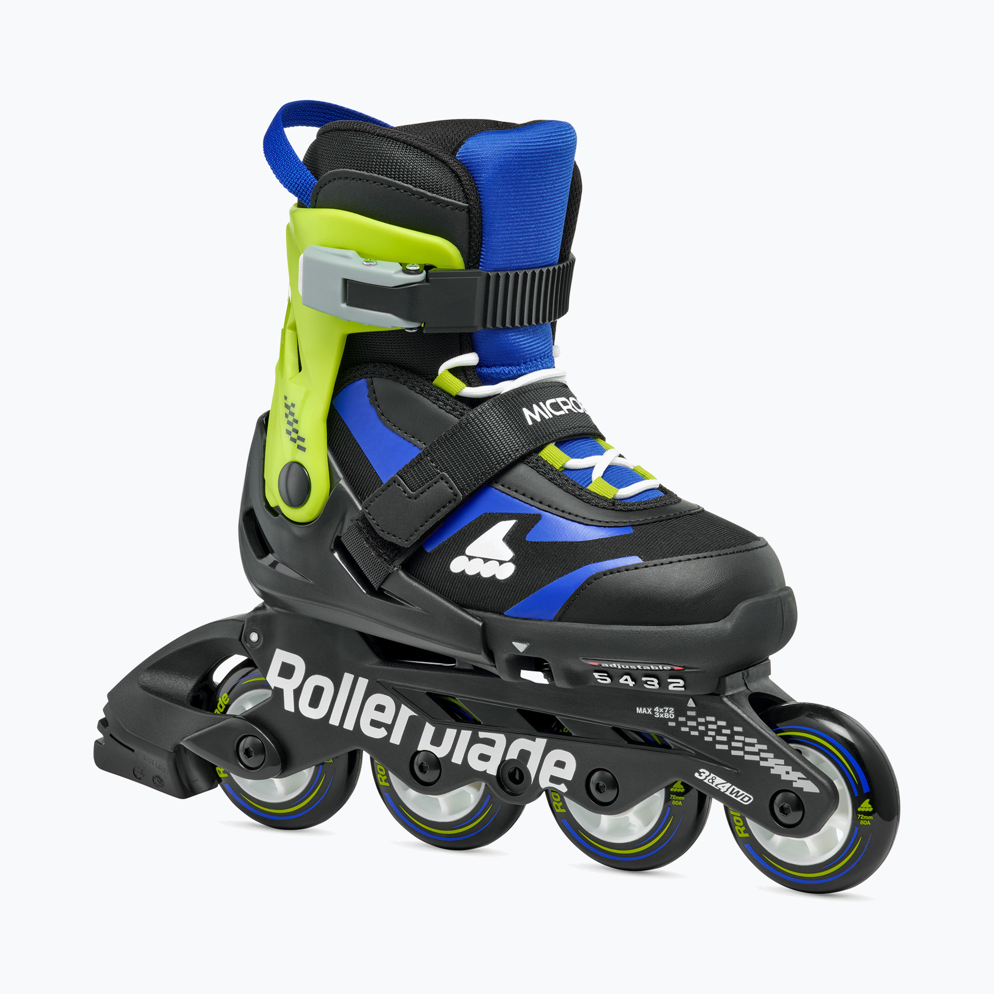 Rolki dziecięce Rollerblade Microblade Jr black/blue | WYSYŁKA W 24H | 30 DNI NA ZWROT