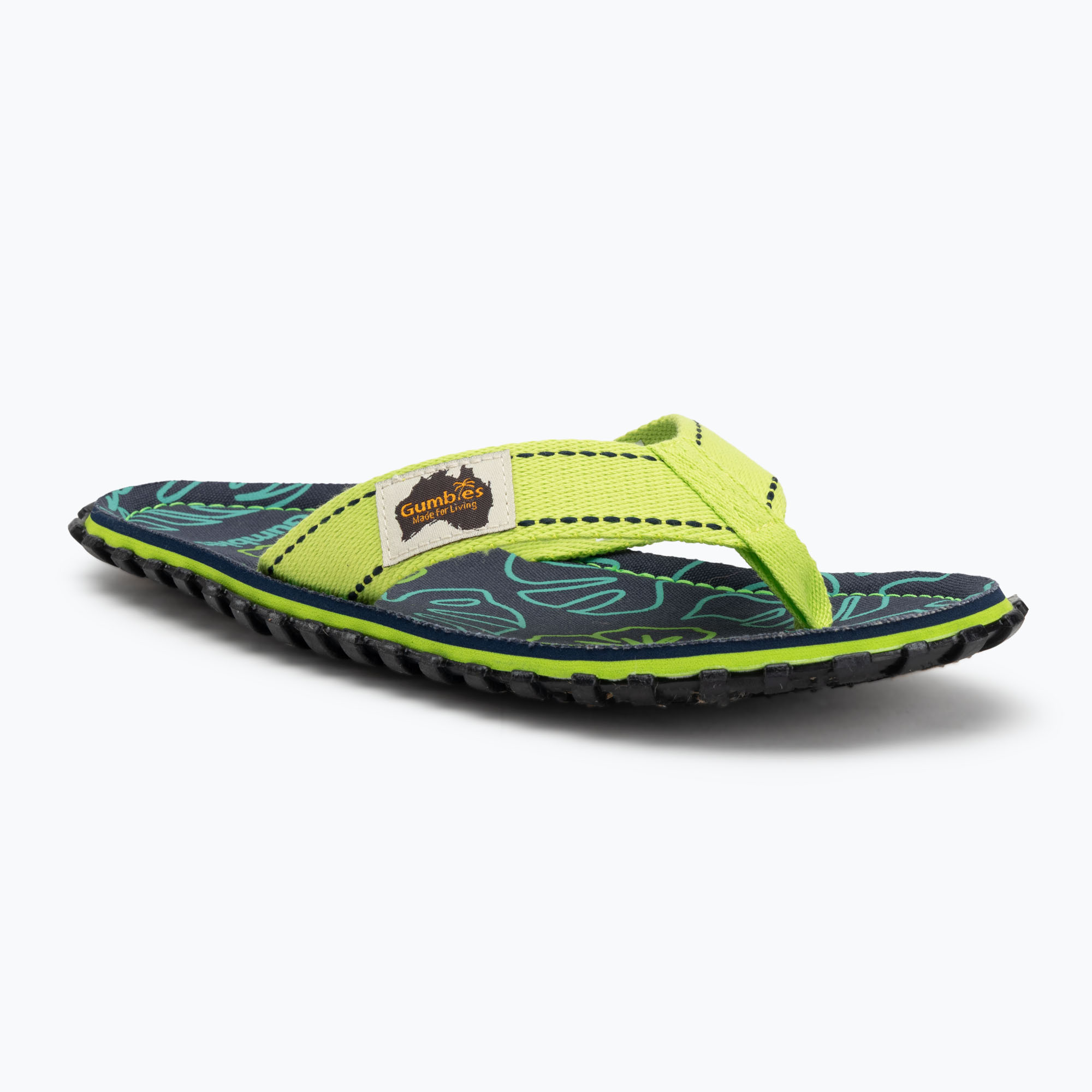Japonki Gumbies Islander lime hibiscus 