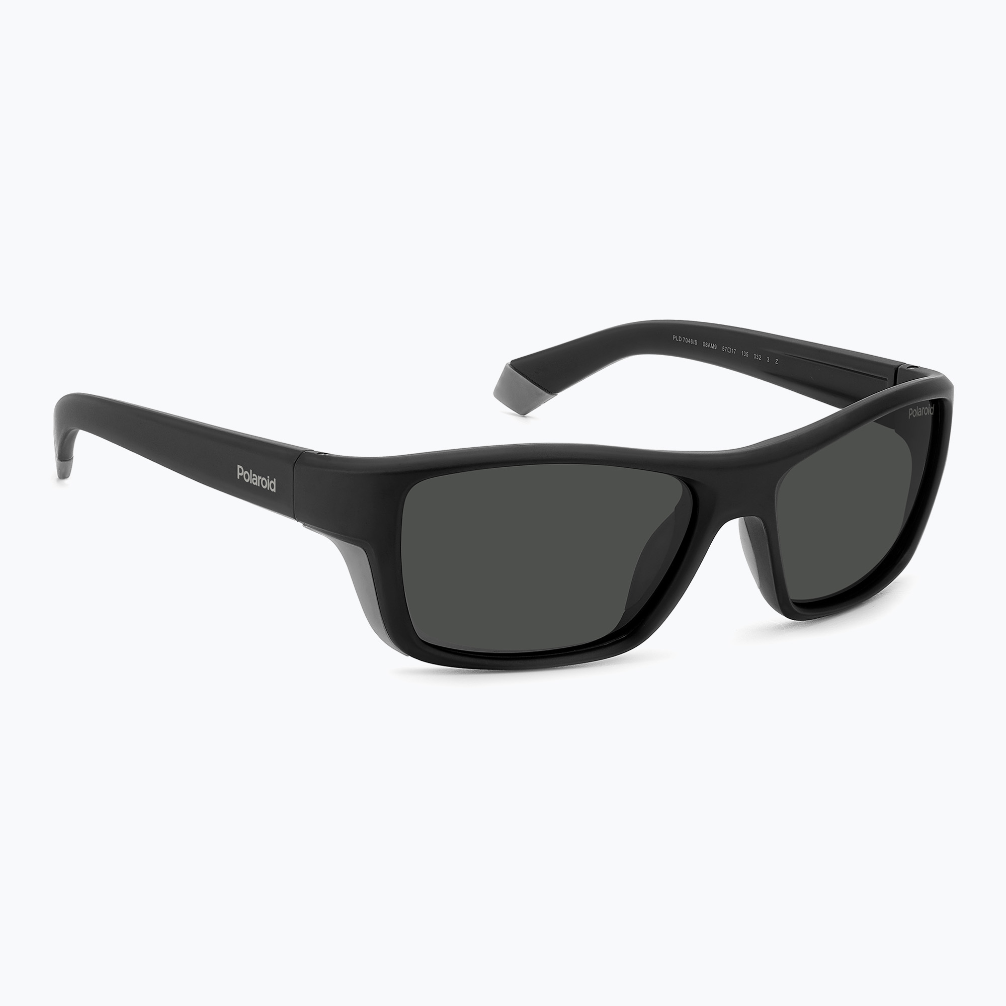 Okulary przeciwsłoneczne męskie Polaroid PLD 7046/S black grey/grey polarized 