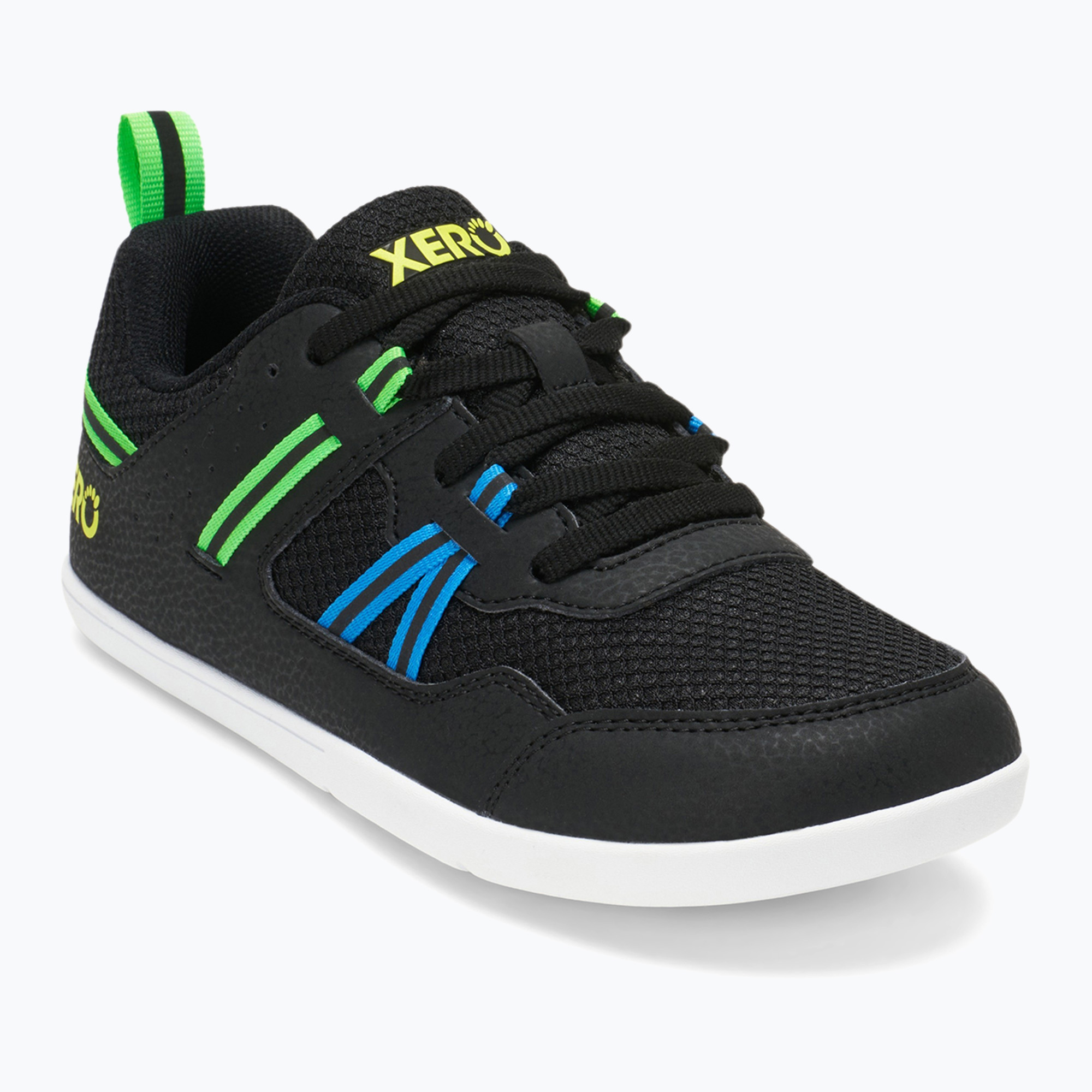 Buty barefoot dziecięce Xero Shoes Prio black/ lime | WYSYŁKA W 24H | 30 DNI NA ZWROT