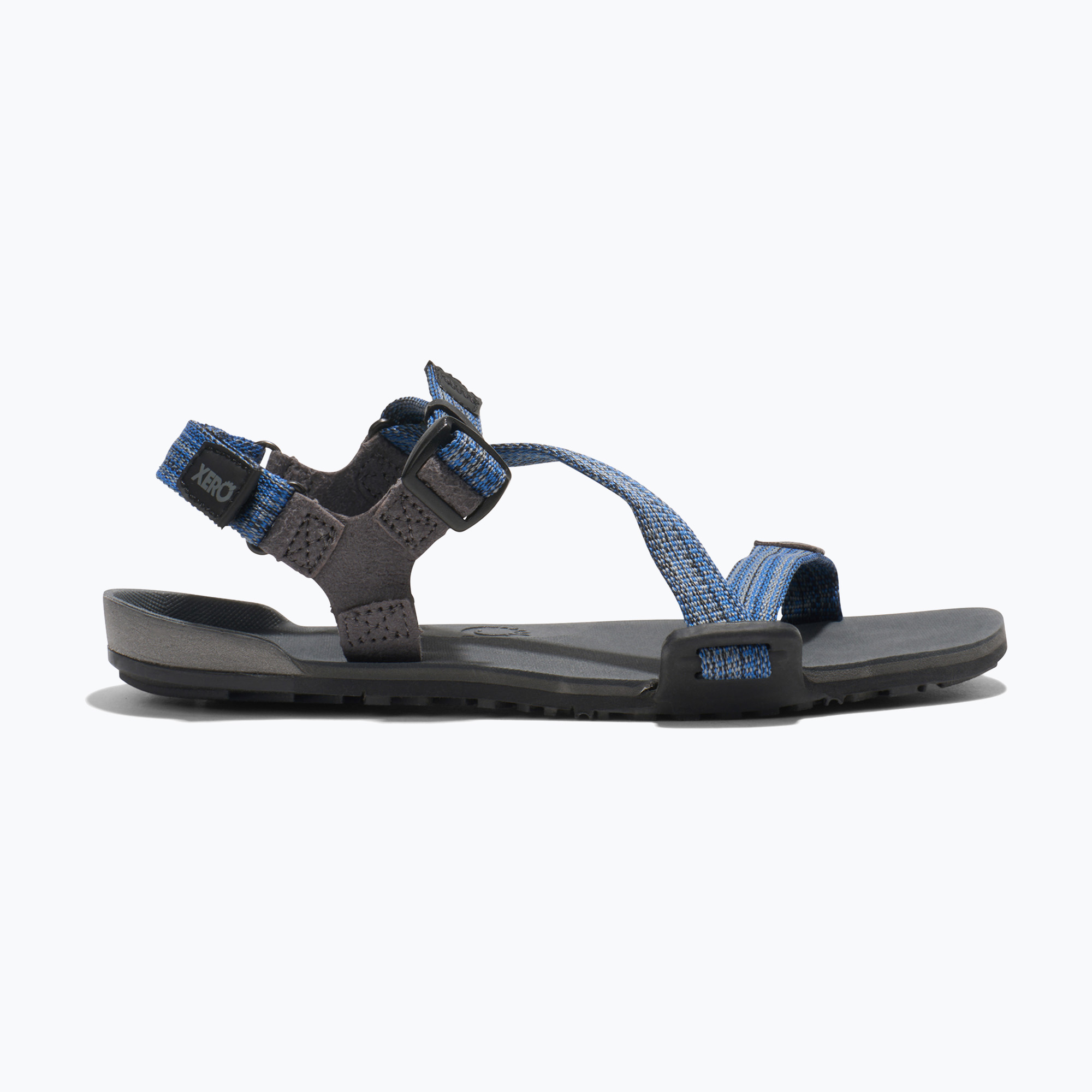 Sandały barefoot dziecięce Xero Shoes Z-Trail charcoal/multi/blue 