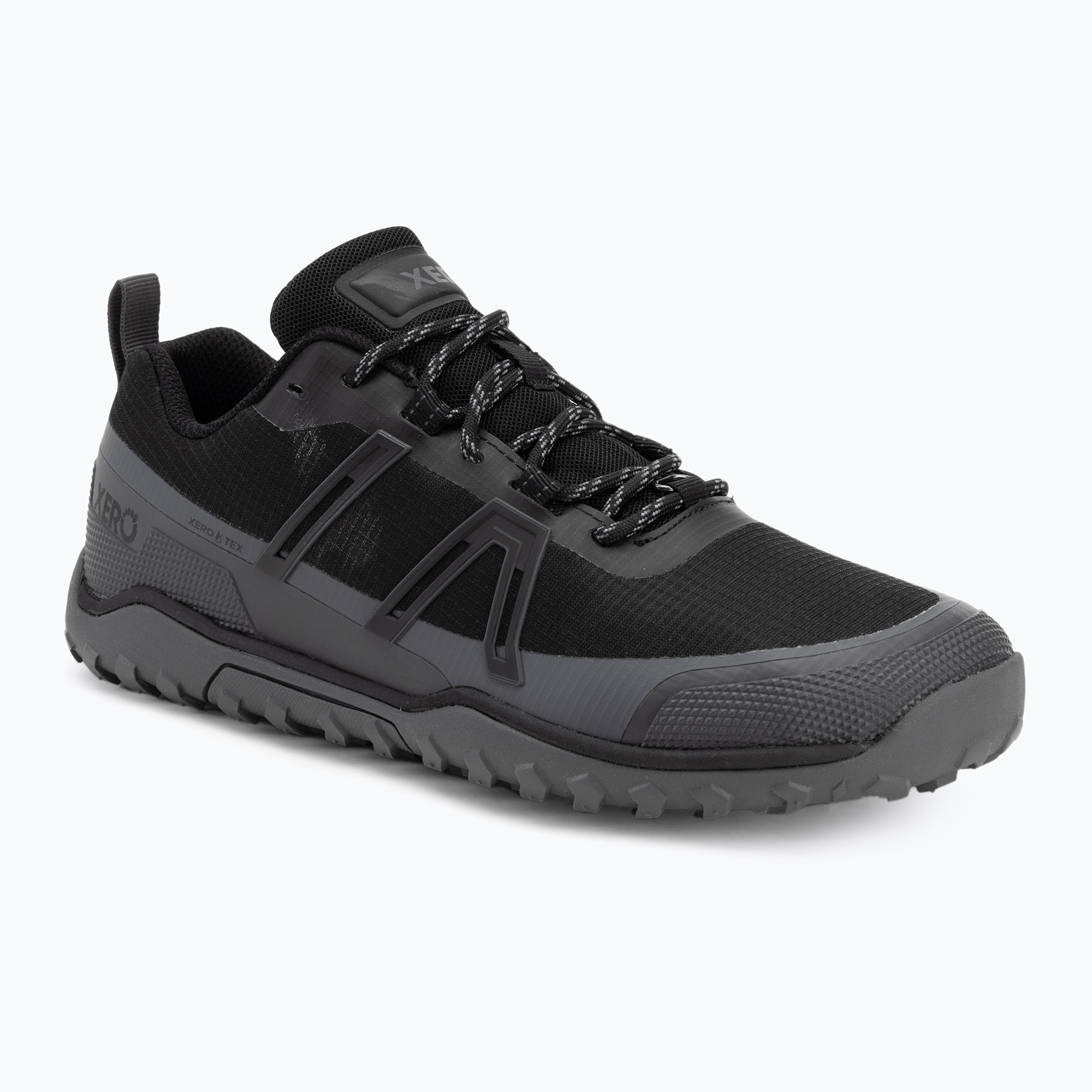 Buty barefoot męskie Xero Shoes Scrambler Trail Low WP black/asphalt 