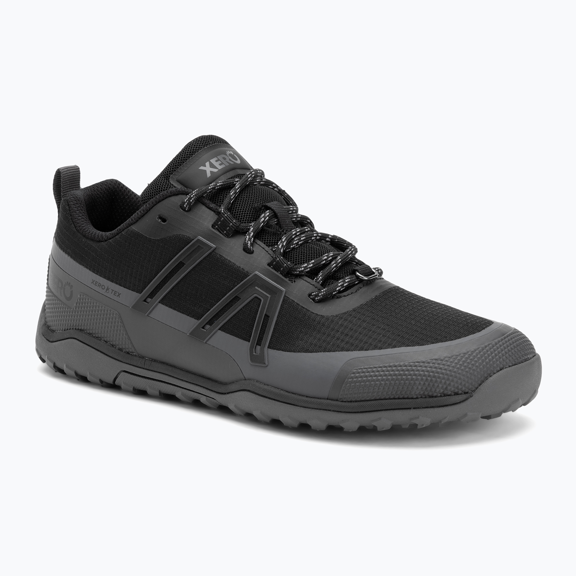 Buty berefoot damskie Xero Shoes Scrambler Trail Low WP black/asphalt 