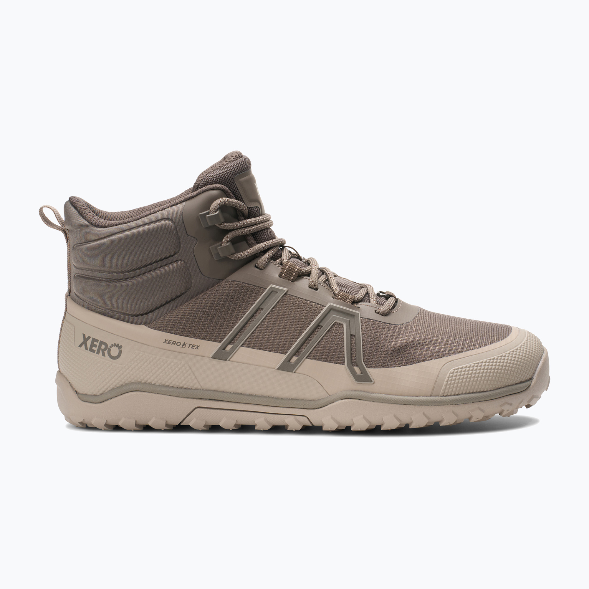 Buty berefoot męskie Xero Shoes Scrambler Trail Mid WP morel/pure/cashmere 
