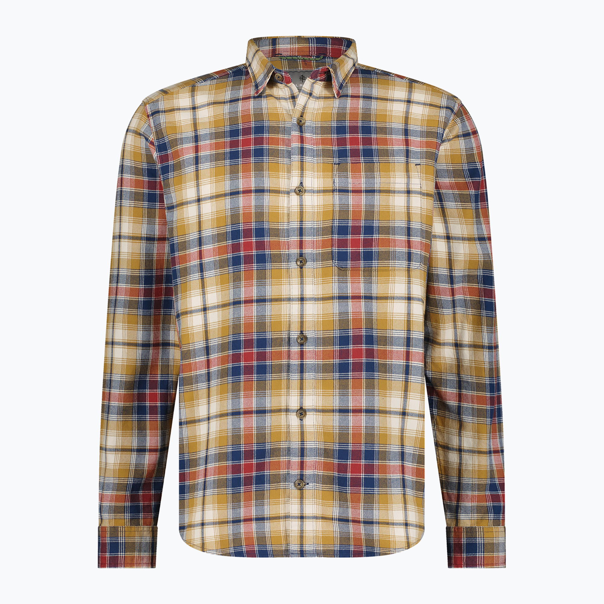 Koszula męska Royal Robbins Lieback Organic Cotton Flannel bistre tahoe pld | WYSYŁKA W 24H | 30 DNI NA ZWROT