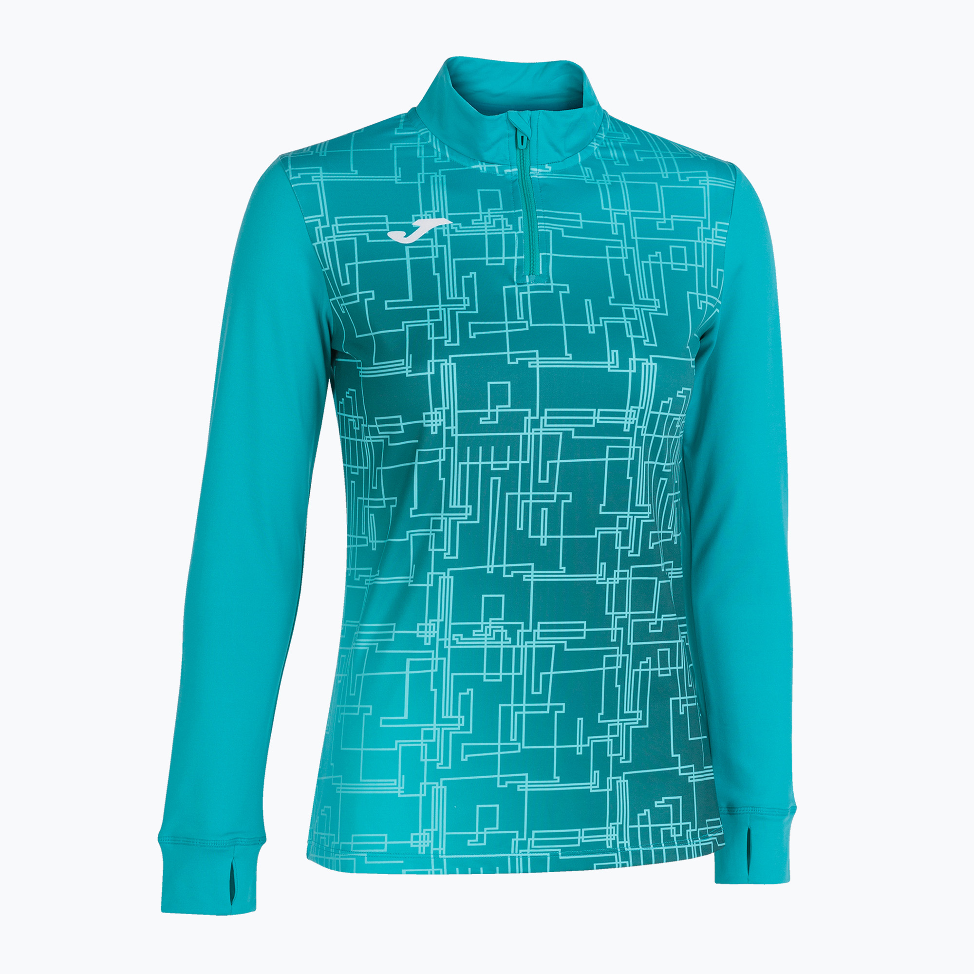 Bluza do biegania damska Joma Elite VIII turquoise | WYSYŁKA W 24H | 30 DNI NA ZWROT