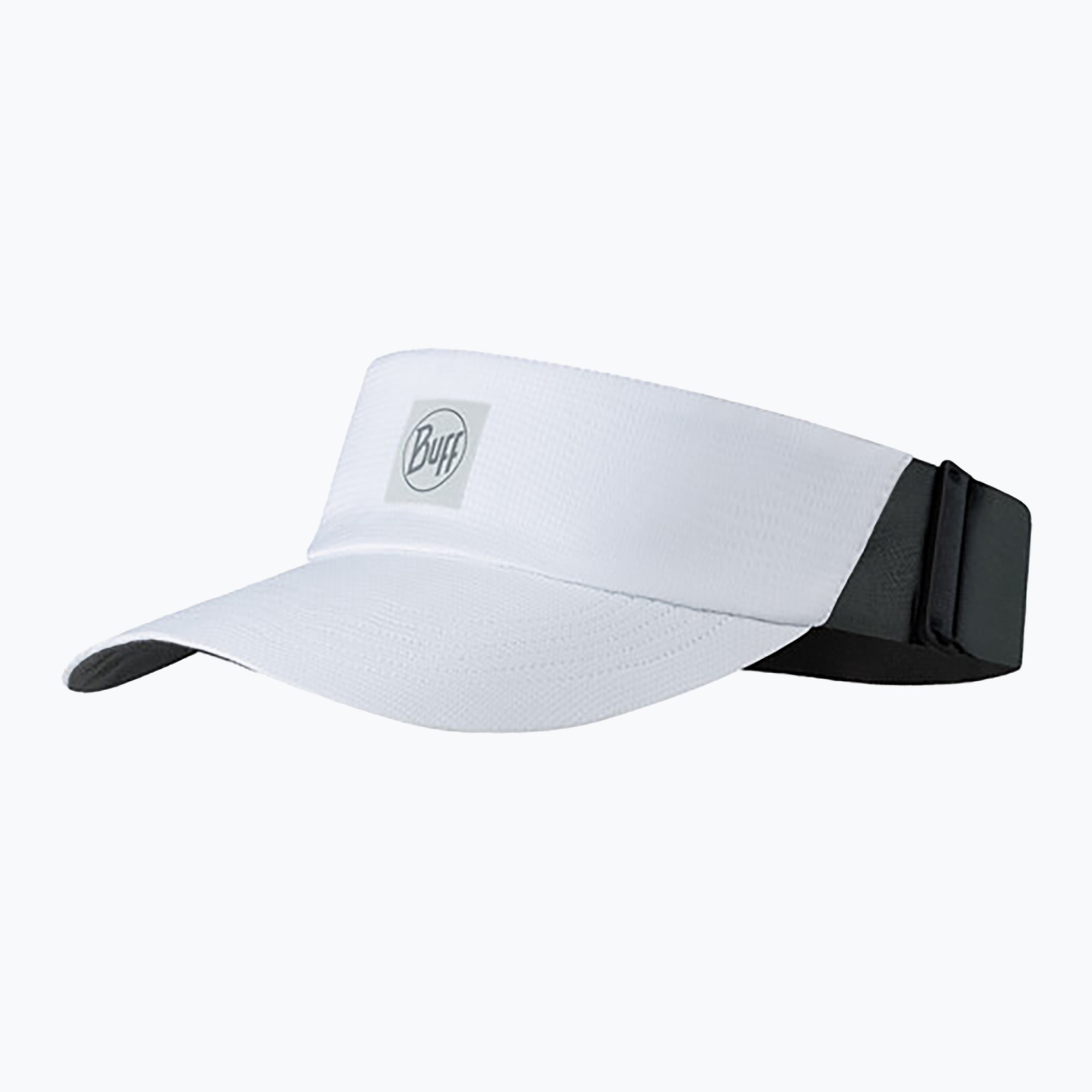 Daszek do biegania BUFF Go Visor Solid white 
