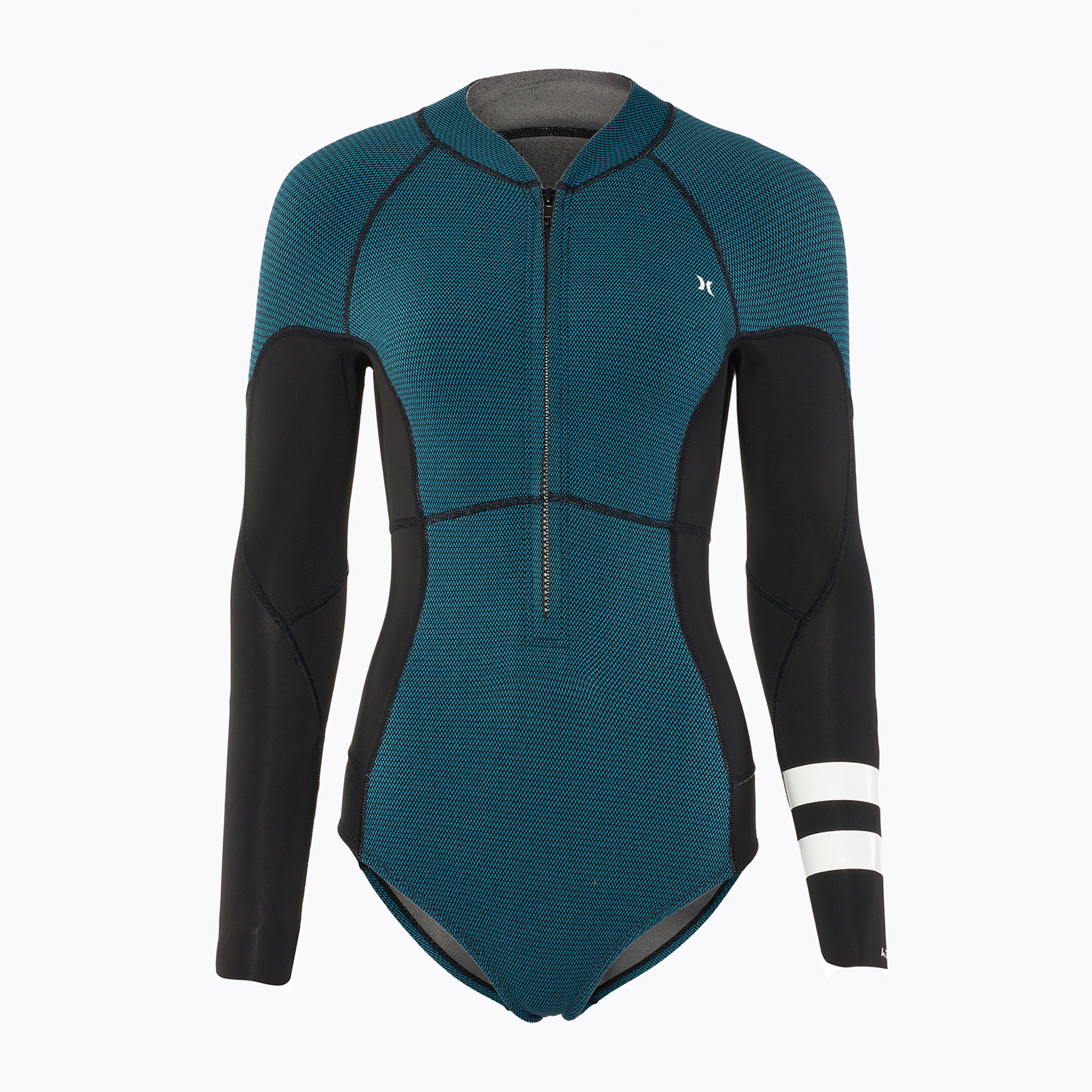 Pianka do pływania damska Hurley Advant Texture 2/2 mm Springsuit black/skyblue 