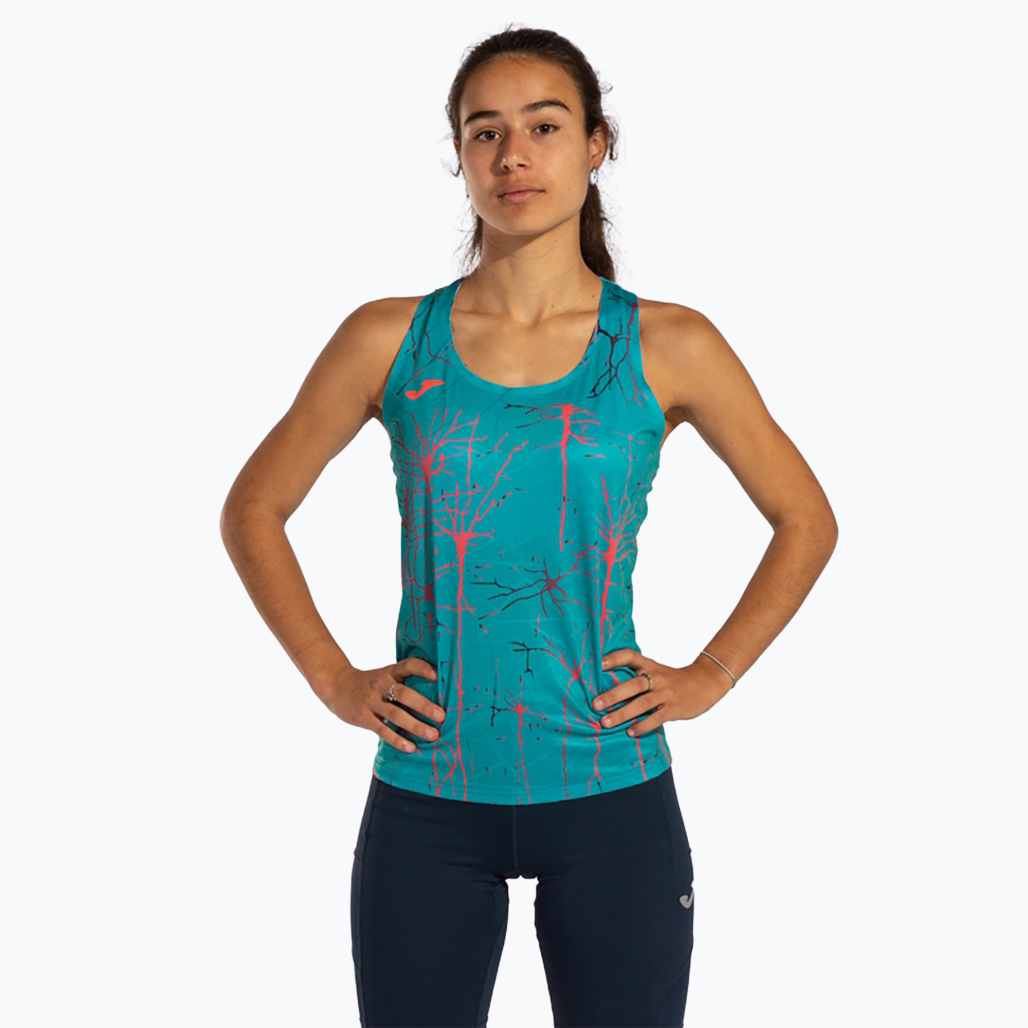 Tank top do biegania damski Joma Elite IX turquoise | WYSYŁKA W 24H | 30 DNI NA ZWROT