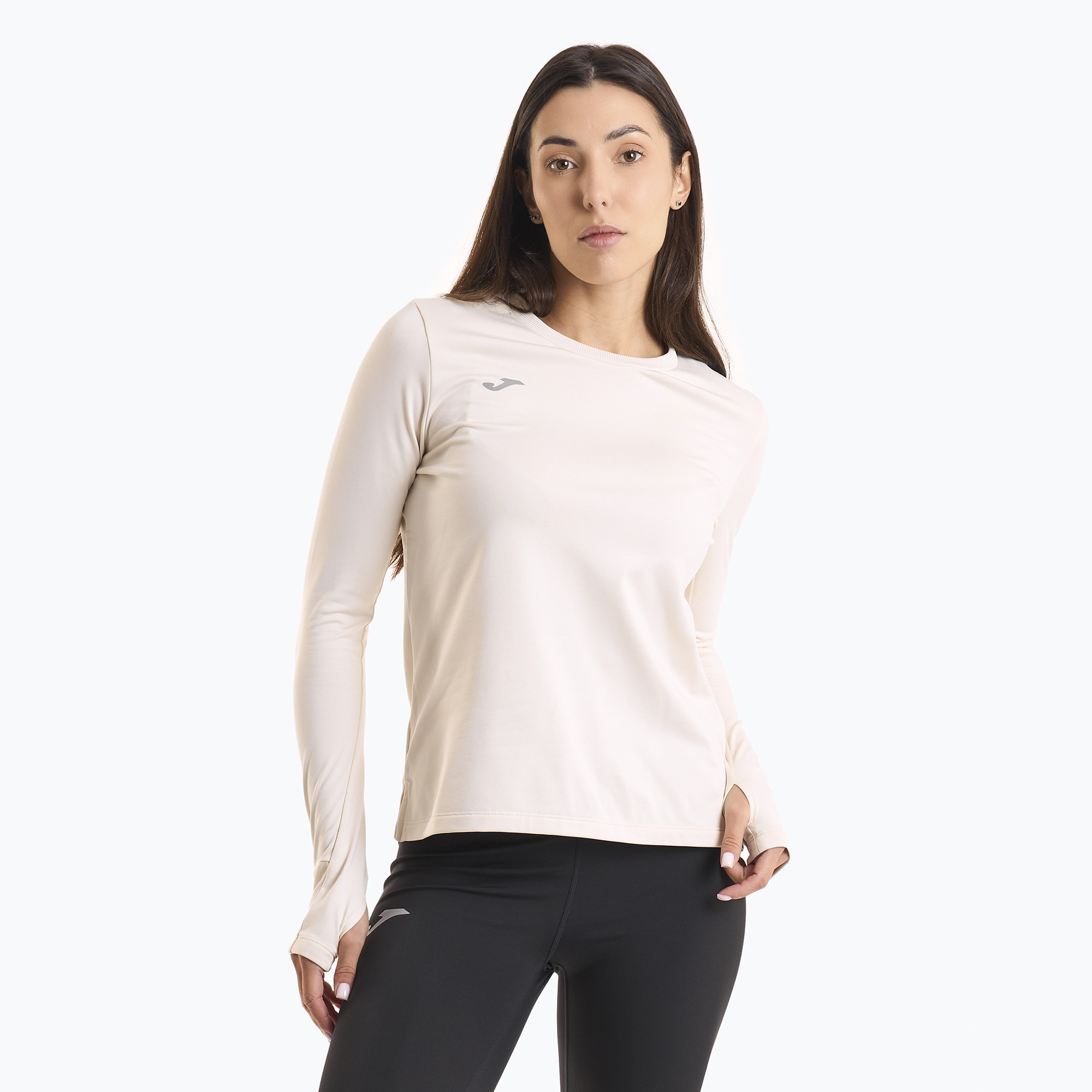 Bluza do biegania damska Joma R-Nature beige | WYSYŁKA W 24H | 30 DNI NA ZWROT