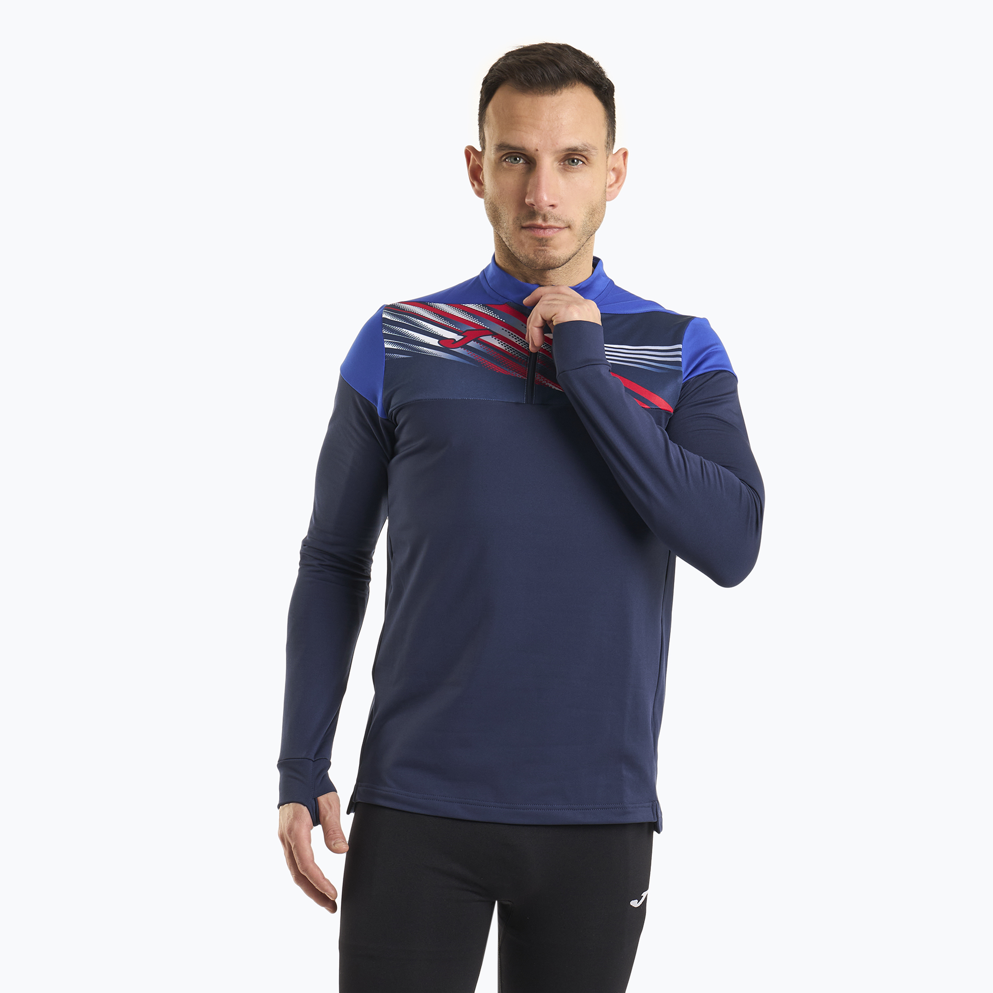 Bluza do biegania męska Joma Elite X navy/royal | WYSYŁKA W 24H | 30 DNI NA ZWROT